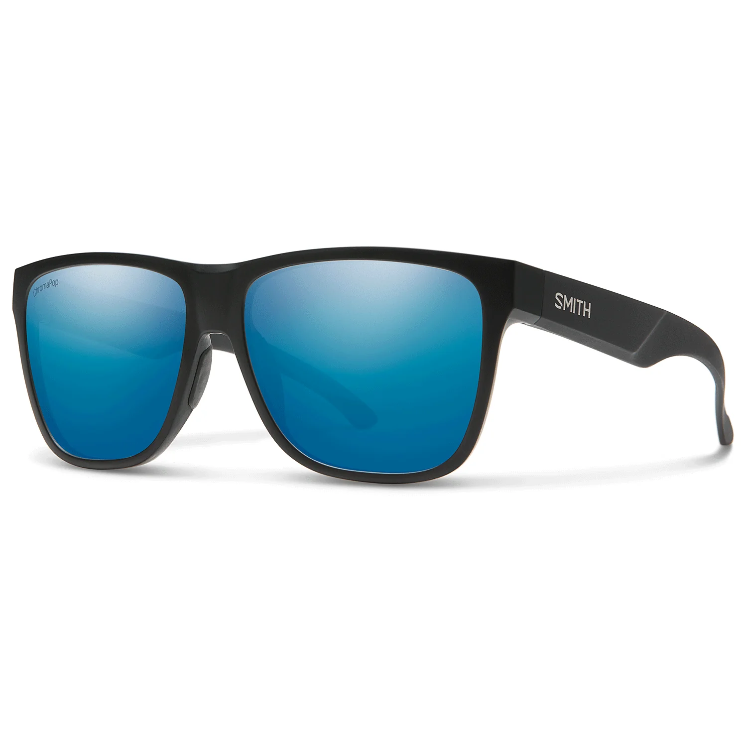 Smith Lowdown XL 2 Sunglasses Matte Black/ChromaPop Polarized Blue Mirror