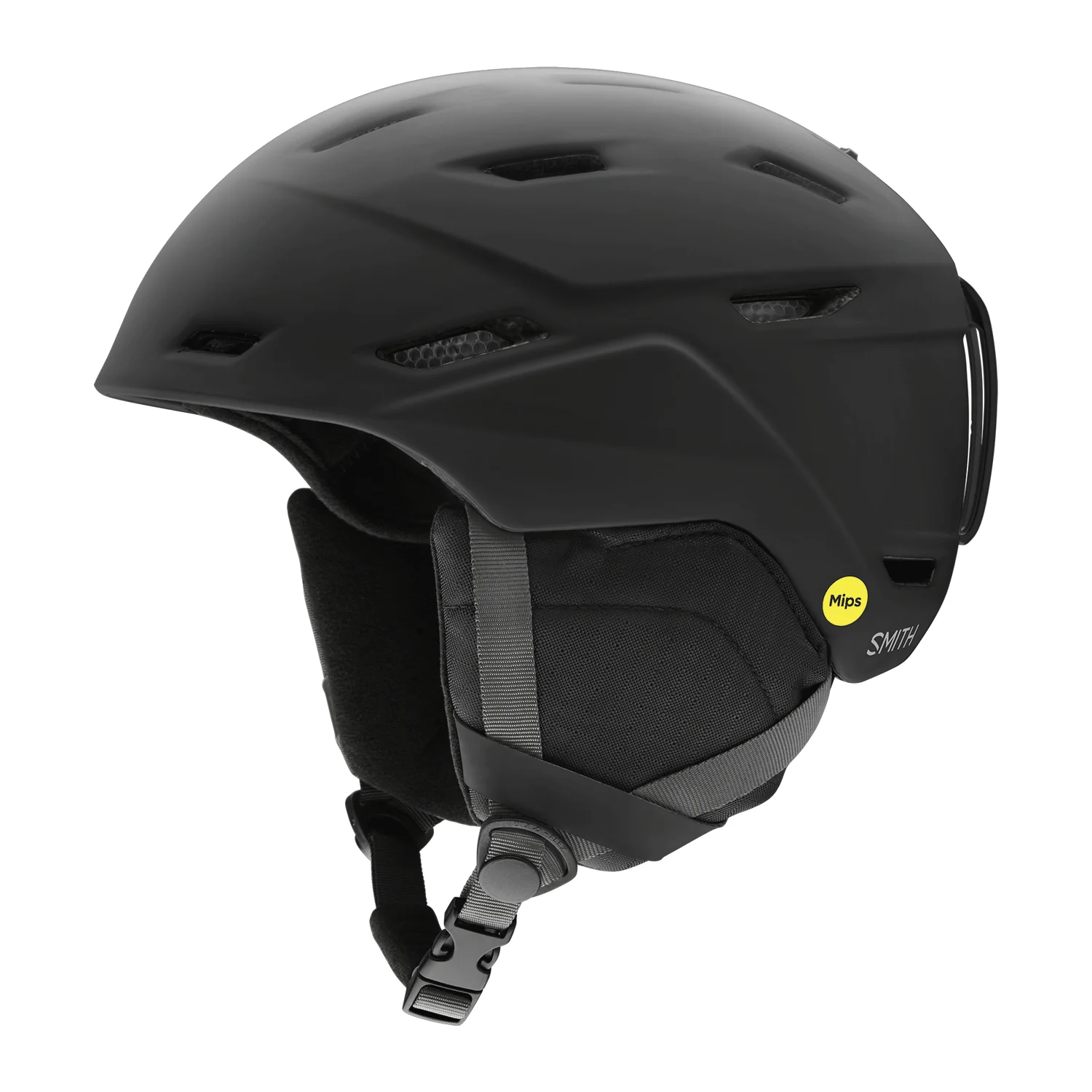 Smith Mission MIPS Round Contour Fit Helmet Matte Black