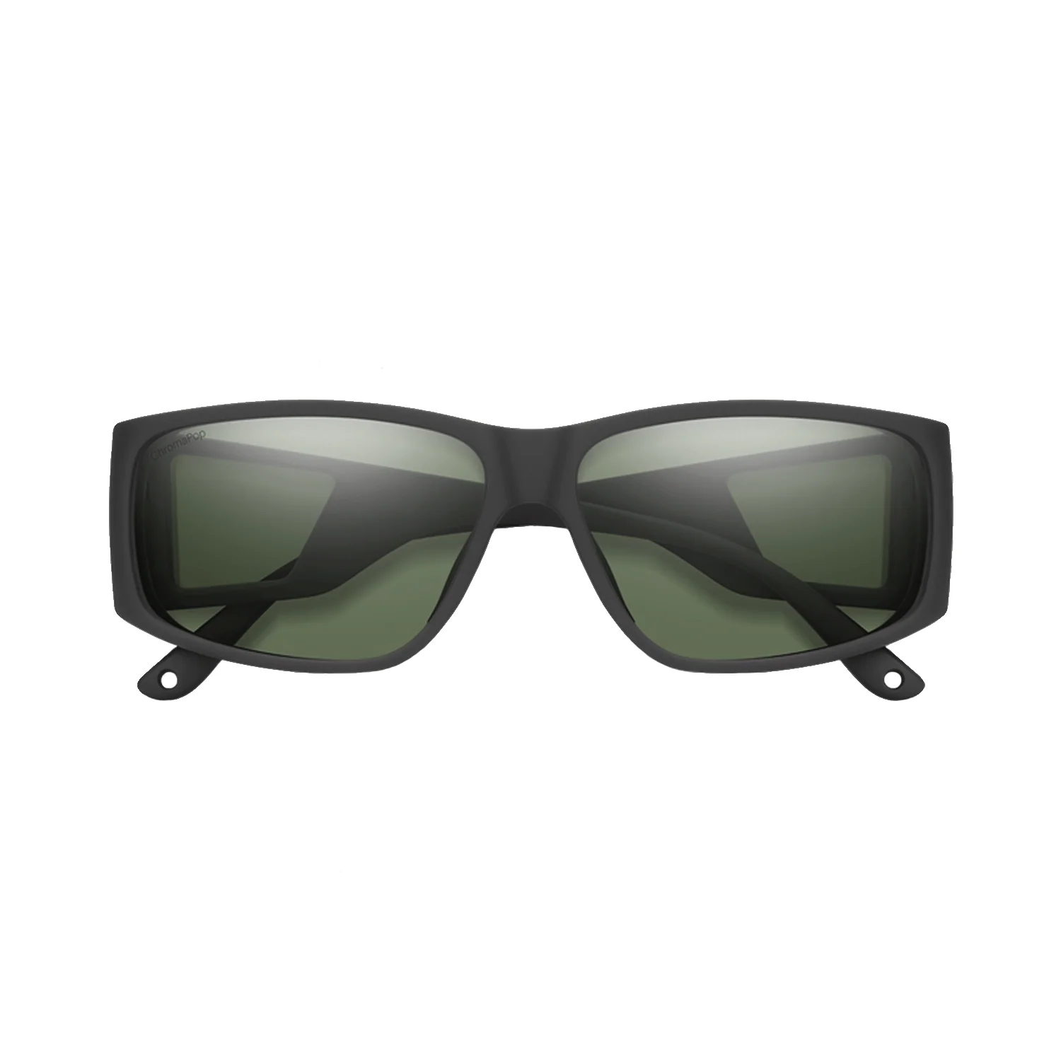 Smith Monroe Peak Sunglasses Matte Black/ChromaPop Polarized Gray Green - Image 2