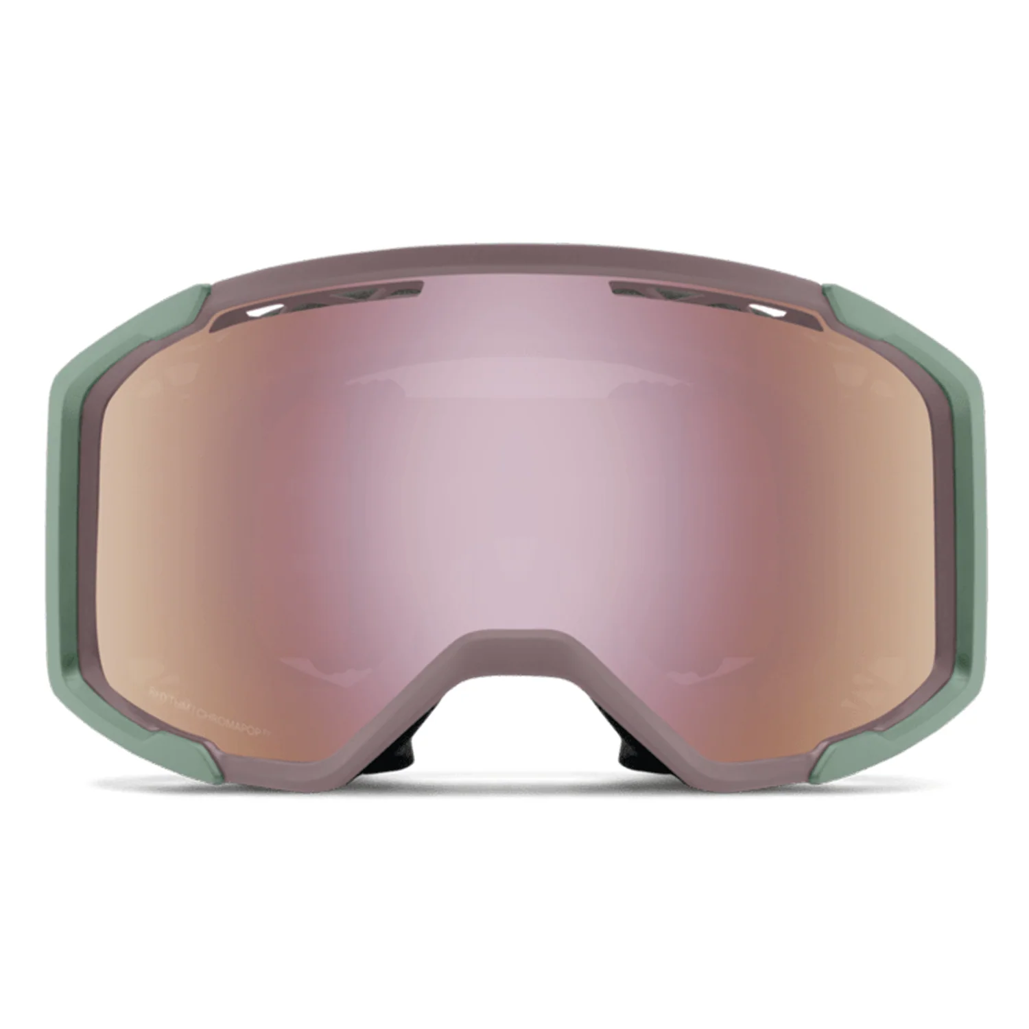 Smith Rhythm MTB Goggles Rosewood/Juniper + ChromaPop Everyday Rose Gold Mirror - Image 3