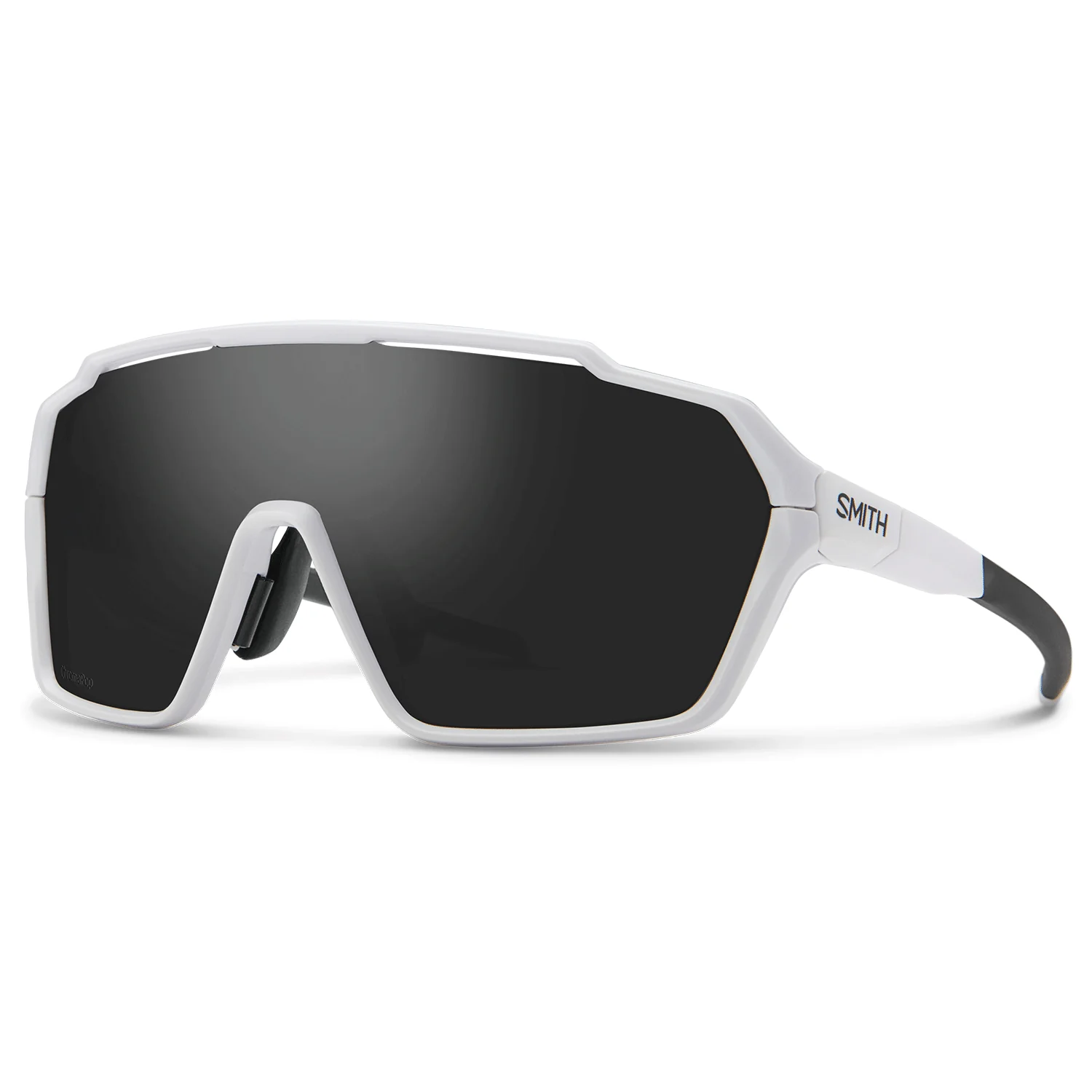 Smith Shift MAG Sunglasses Matte White/ChromaPop Black