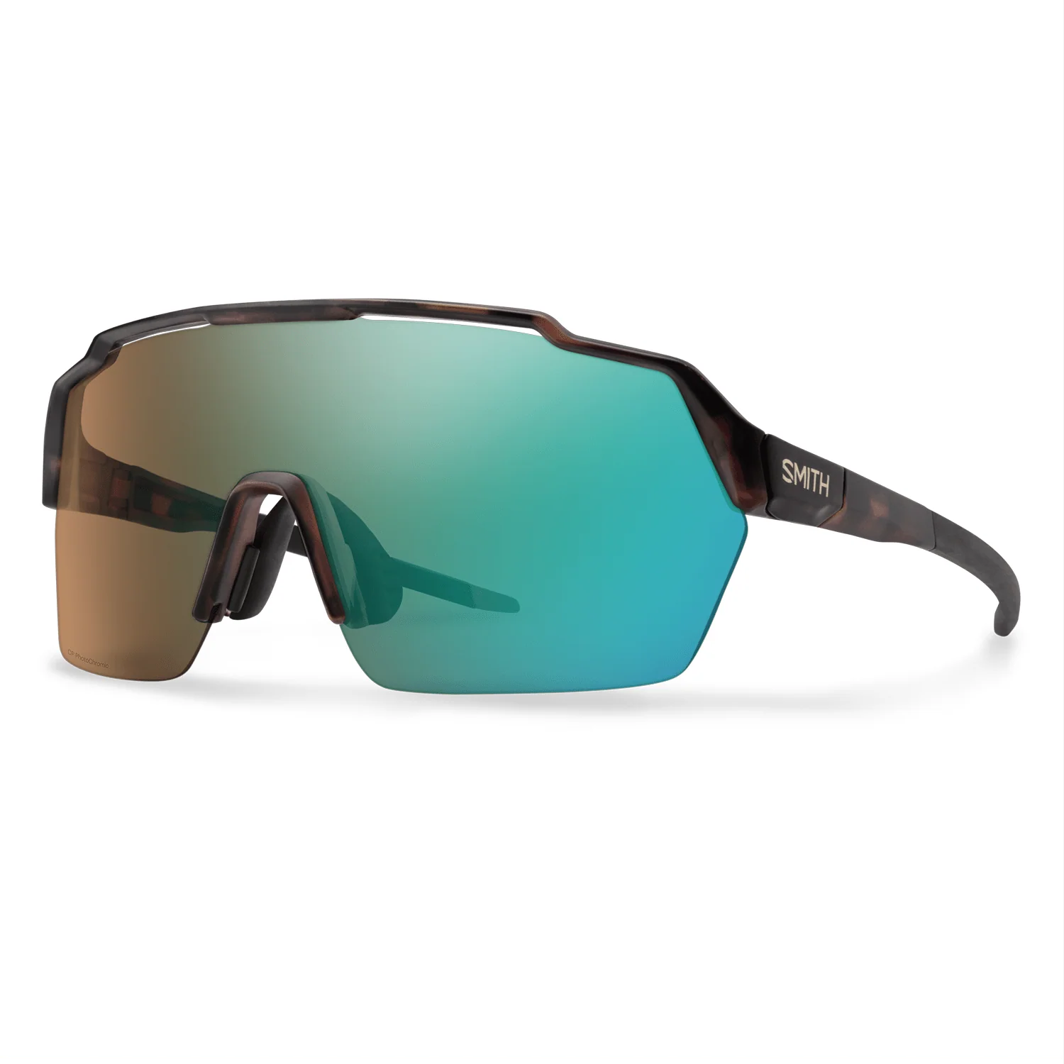 Smith Shift Split Mag Sunglasses Matte Tortoise/ChromaPop Photochromic Brown Opal Mirror + Clear