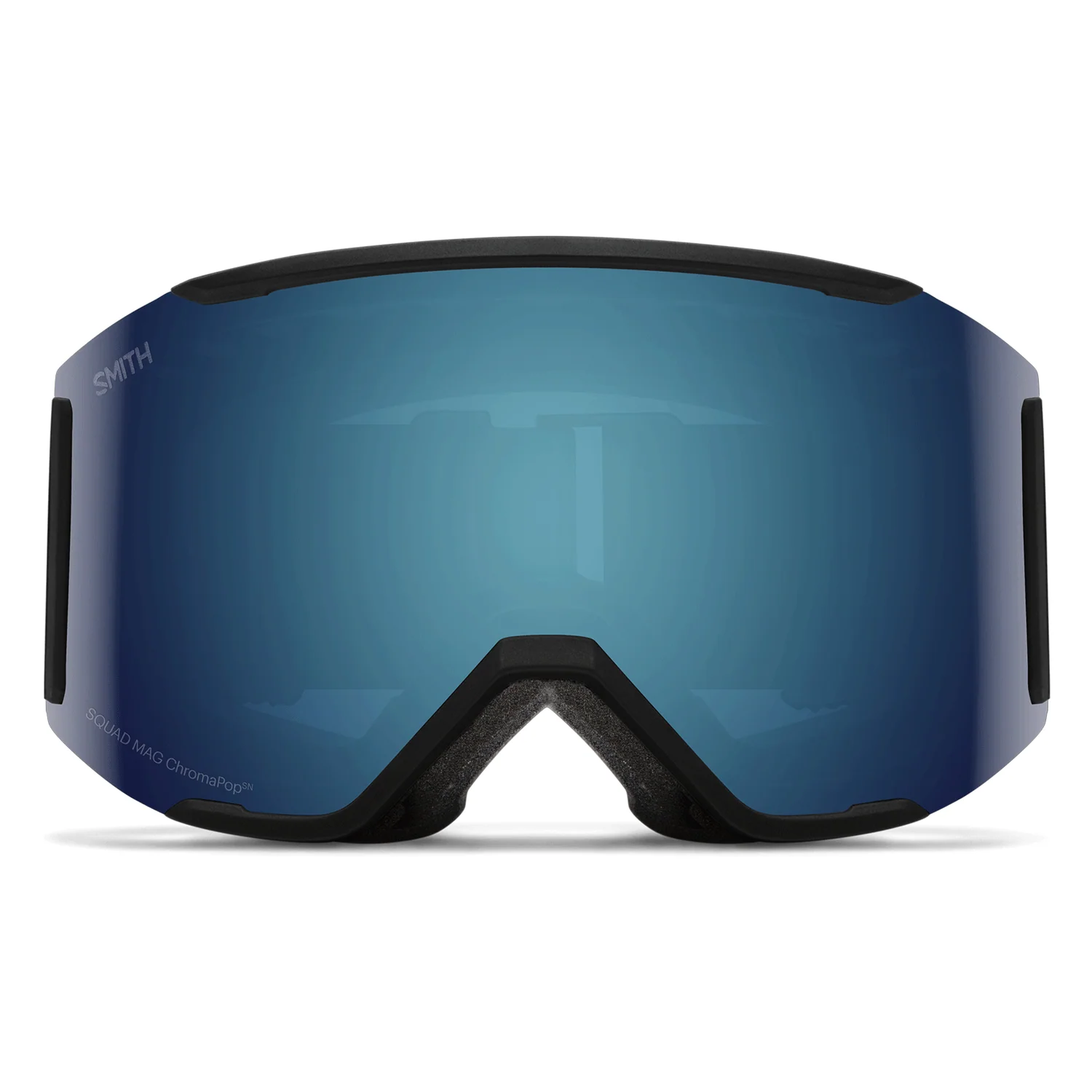 Smith Squad MAG Low Bridge Fit Goggles Black/ChromaPop Sun Blue Mirror + Chromapop Storm Blue Sensor Mirror - Image 3