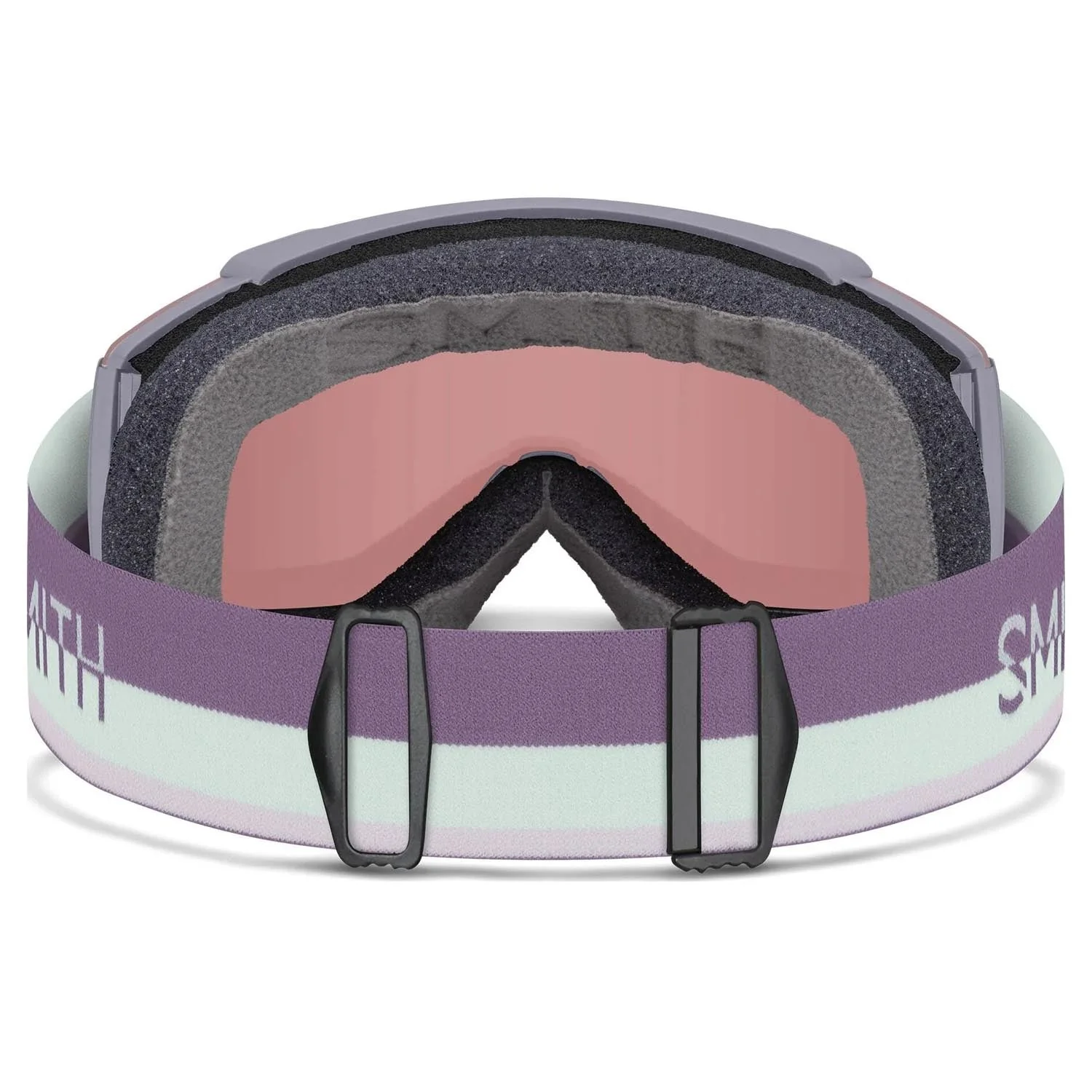 Smith Squad S Goggles Lunar Fog Split/ChromaPop Everyday Rose Gold Mirror + Clear - Image 4