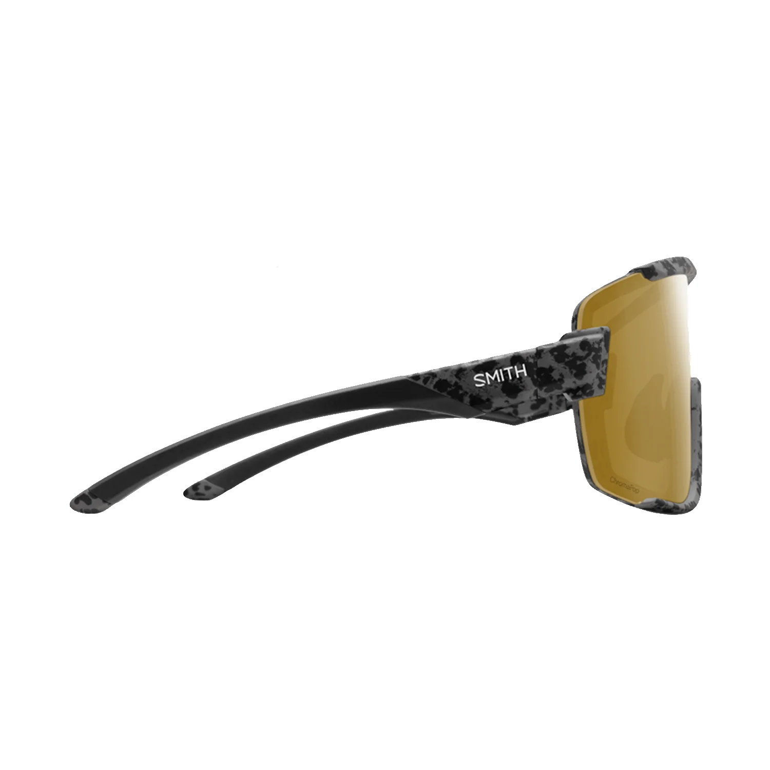 Smith Wildcat Sunglasses Matte Gray Marble/ChromaPop Polarized Bronze Mirror + Clear - Image 3