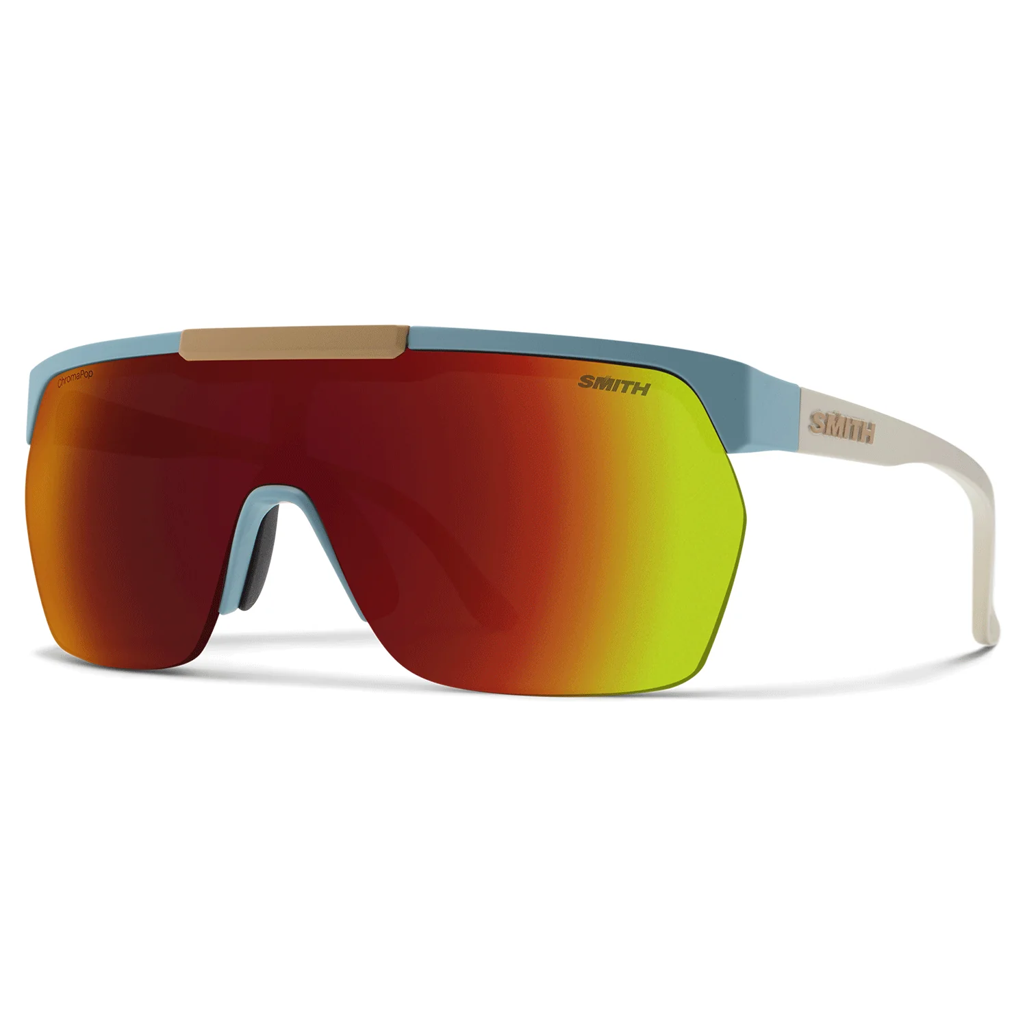 Smith XC Sunglasses Storm Birch/ChromaPop Red Mirror