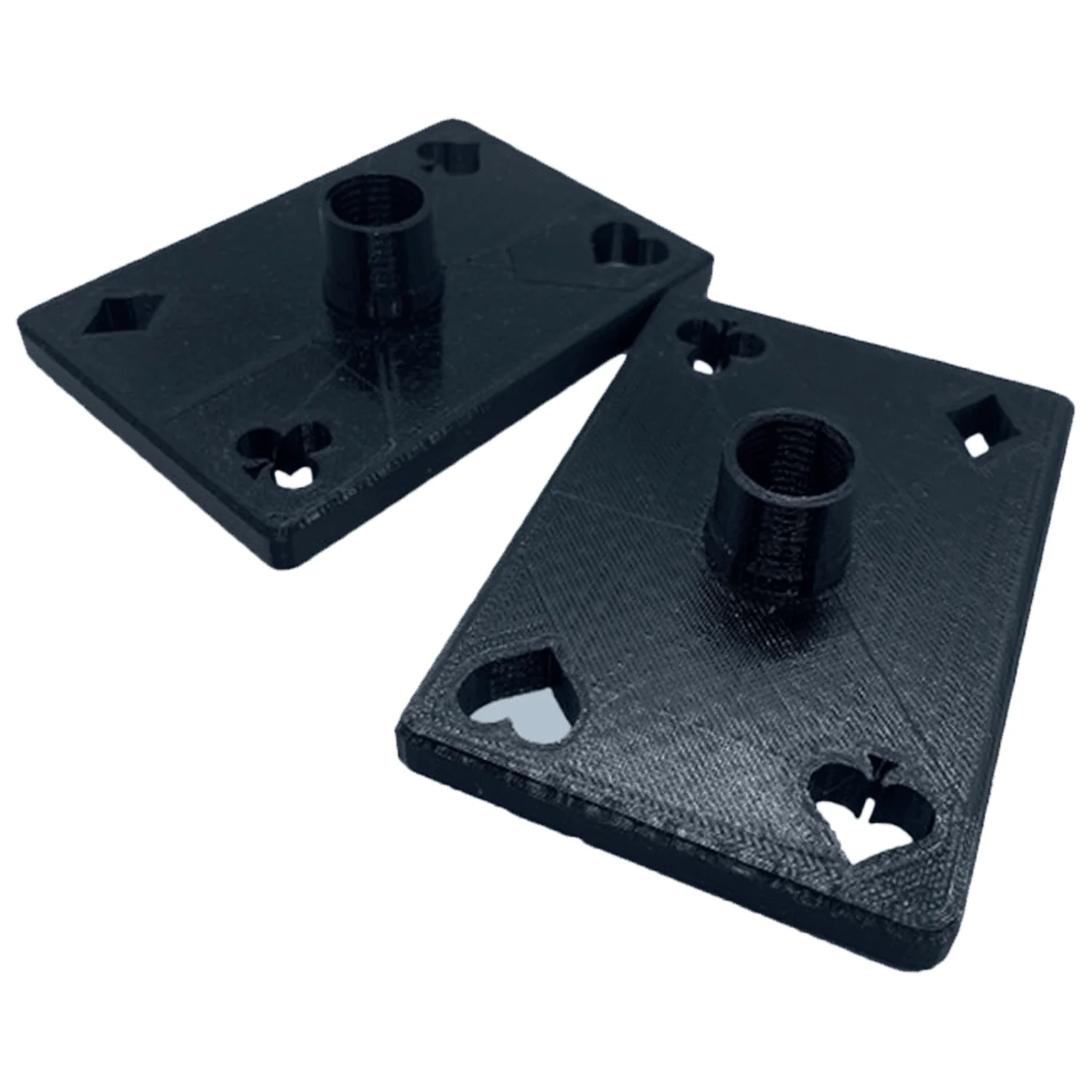 Snow Stompers Card Ski Pole Basket Black