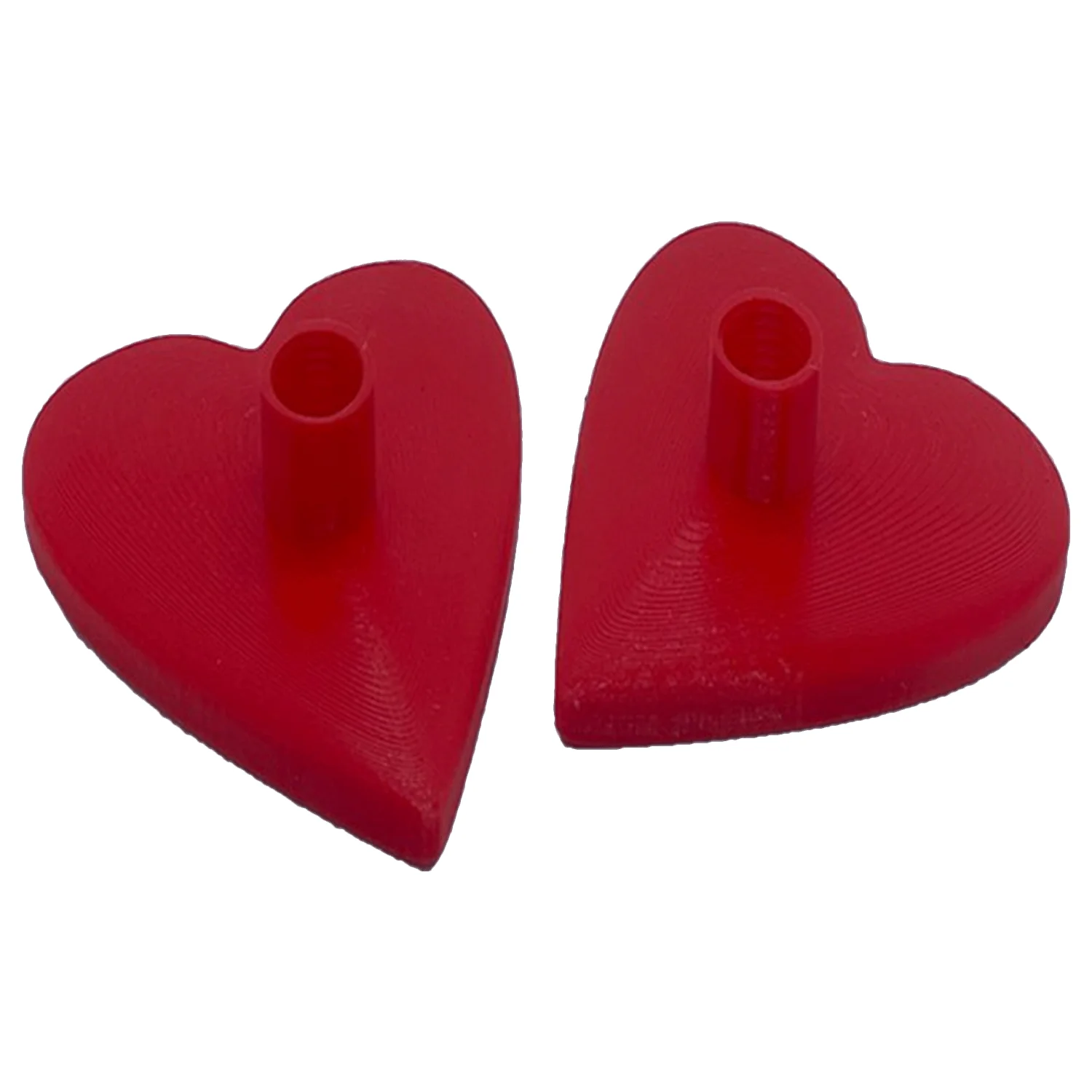 Snow Stompers Heart Ski Pole Basket Red