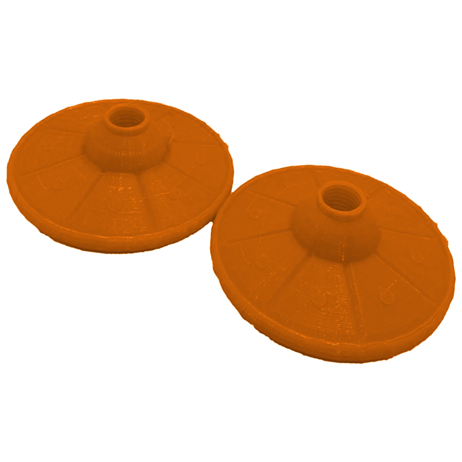 Snow Stompers UFO Ski Pole Basket Orange
