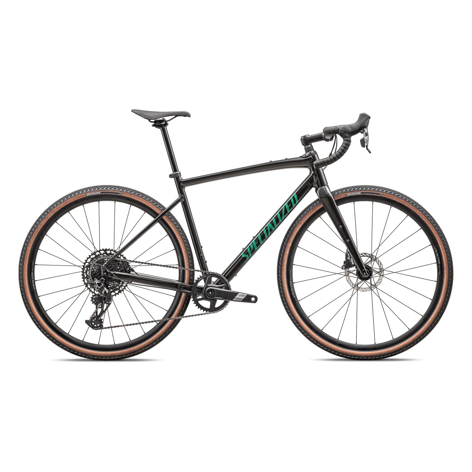 Specialized Diverge E5 Comp Bike 2025 Metallic Obsidian/Metallic Pine Green