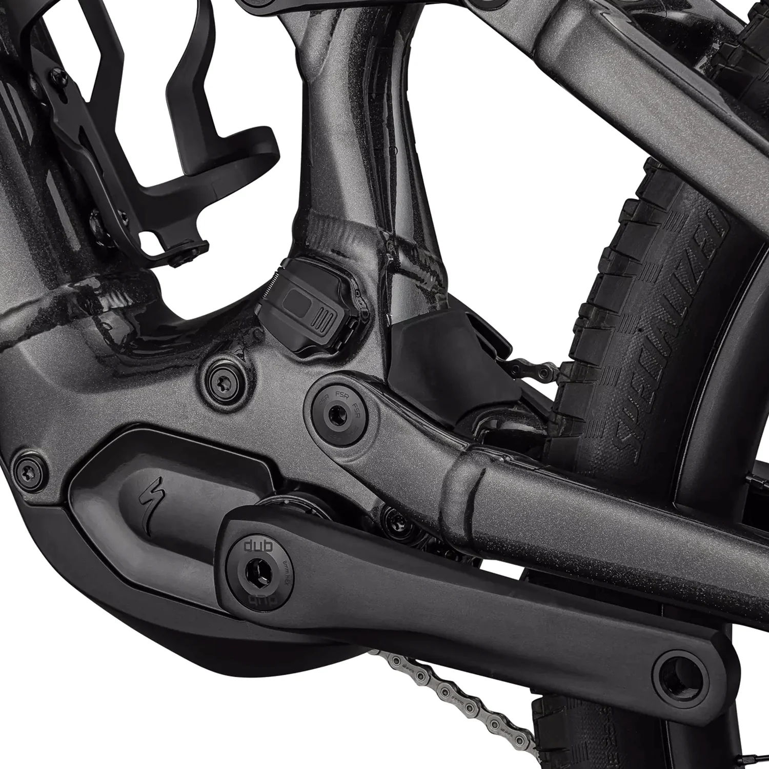 Specialized Turbo Levo SL Comp Alloy 2024 Charcoal/Silver Dust/Black - Image 6