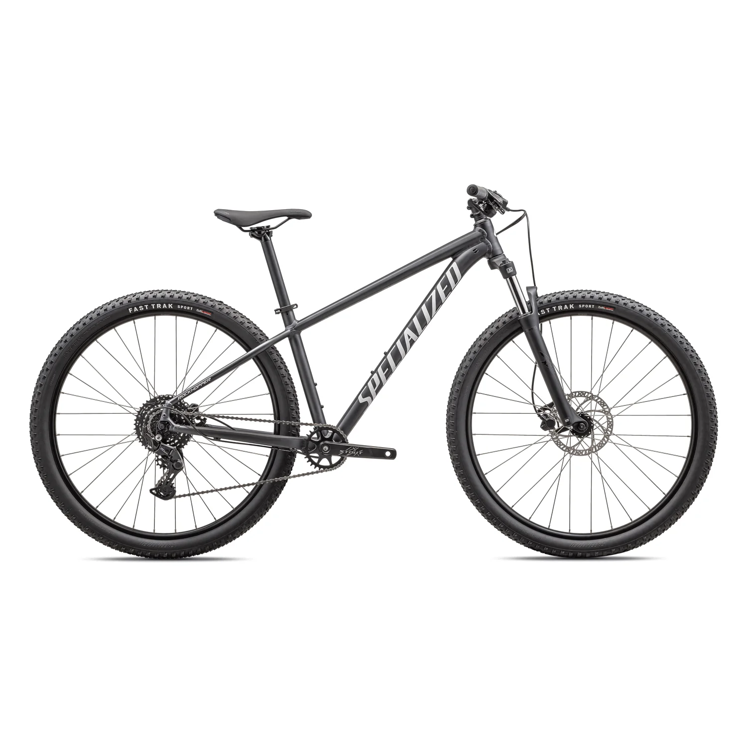 Specialized Rockhopper Sport 29 Bike 2025 Black Liquid Metal/White