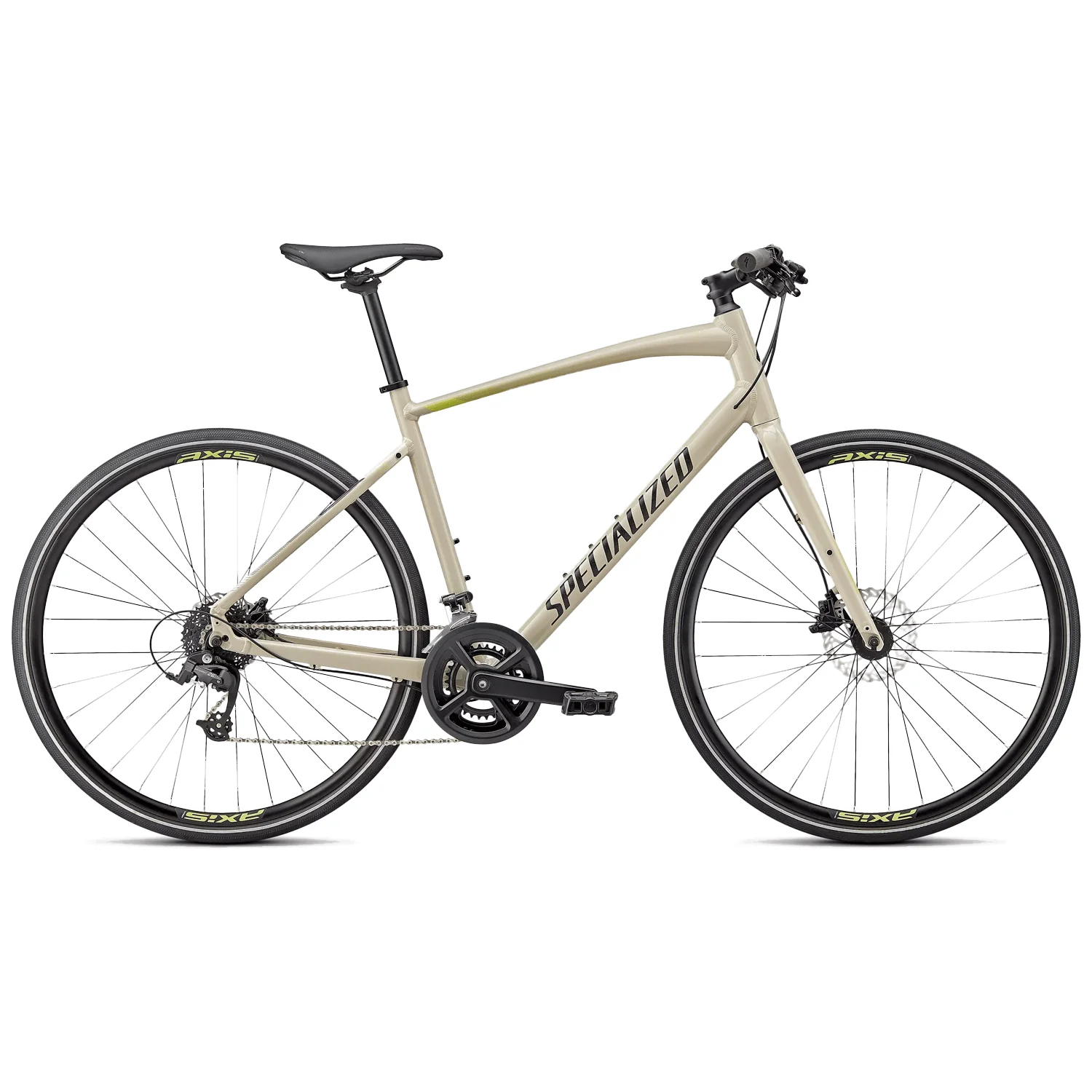 Specialized Sirrus 2.0 Bike 2024 White Mountain/Limestone/Black Reflective