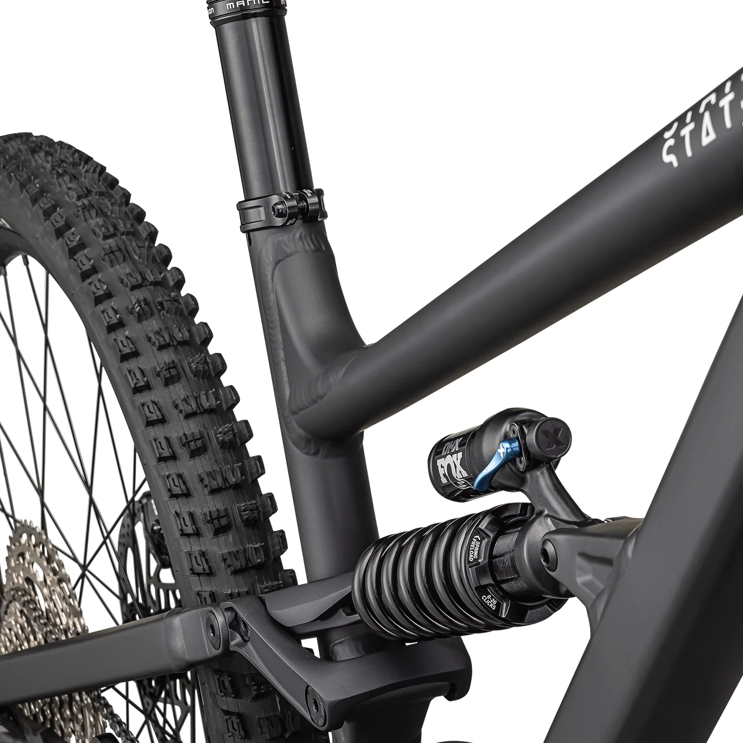 Specialized Status 2 170 Bike 2025 Satin Obsidian/Dune White - Image 5