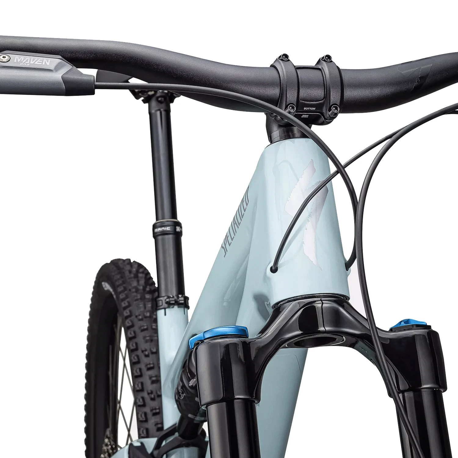 Specialized Stumpjumper 15 Comp Bike 2025 Gloss Seafoam/Silver Dust - Image 2