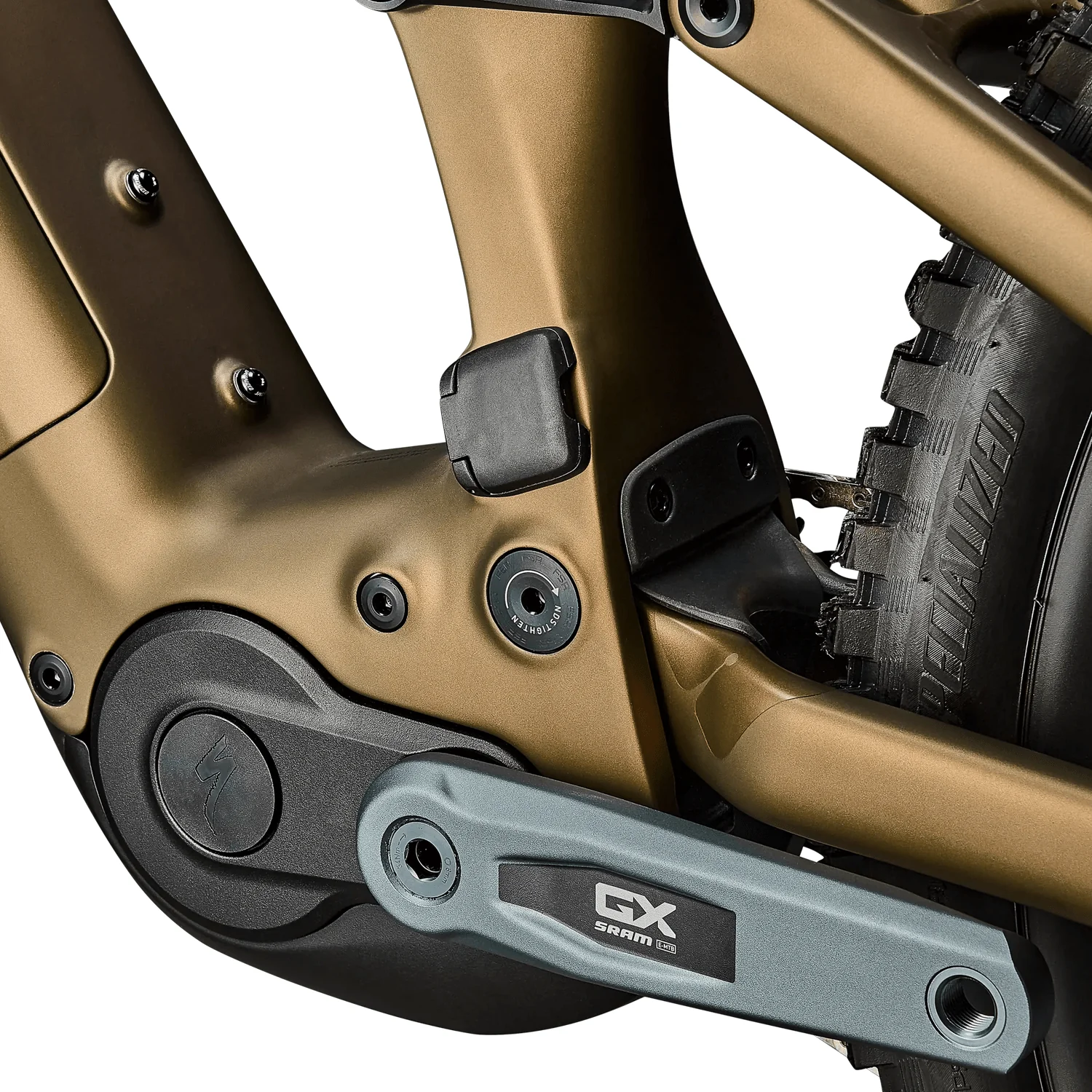 Specialized Turbo Levo 4 Expert Bike 2025 Satin Burnt Gold Metallic/Doppio - Image 4