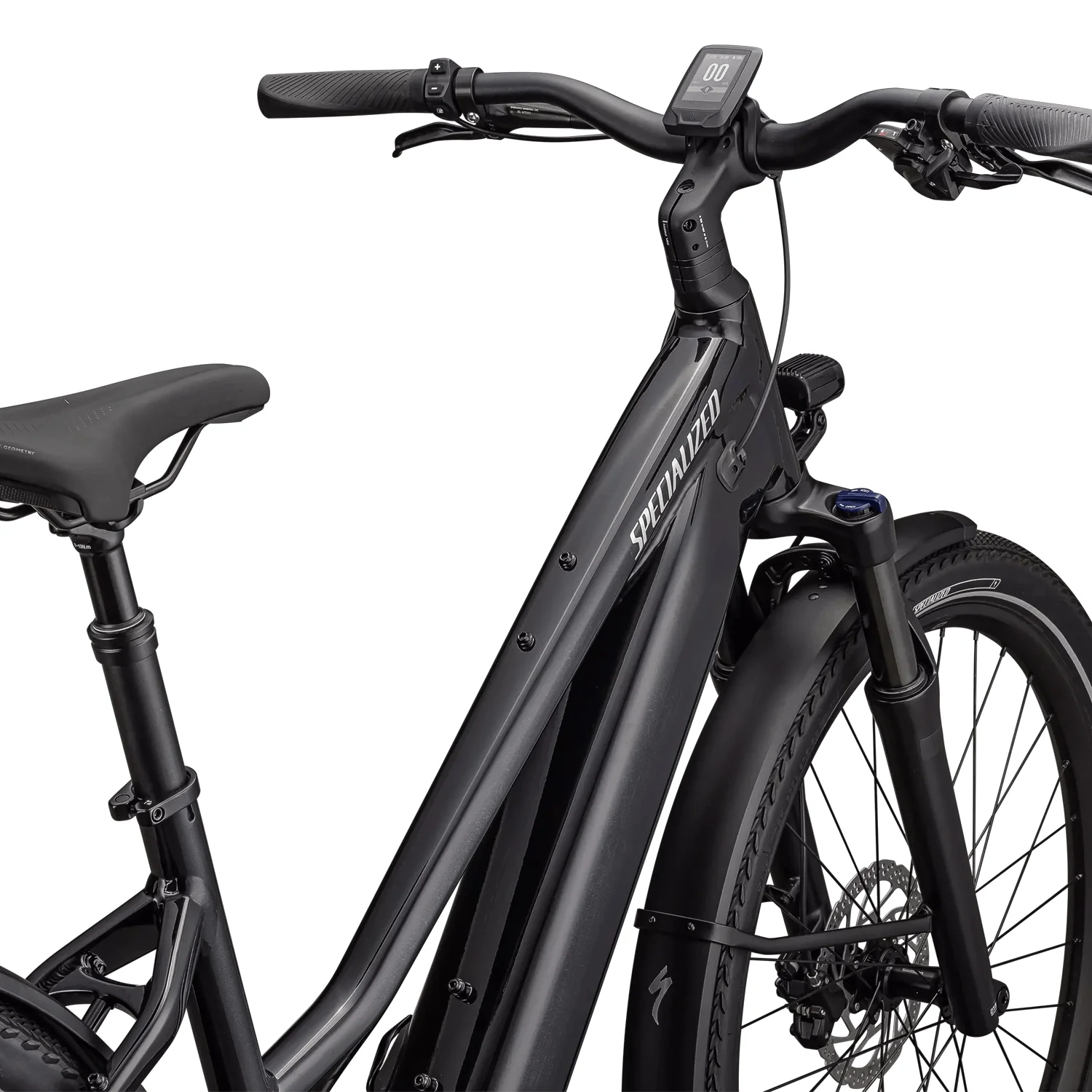 Specialized Turbo Vado 4.0 Step Through Bike 2026 Gloss Cast Black/Satin Silver Reflection - Image 4