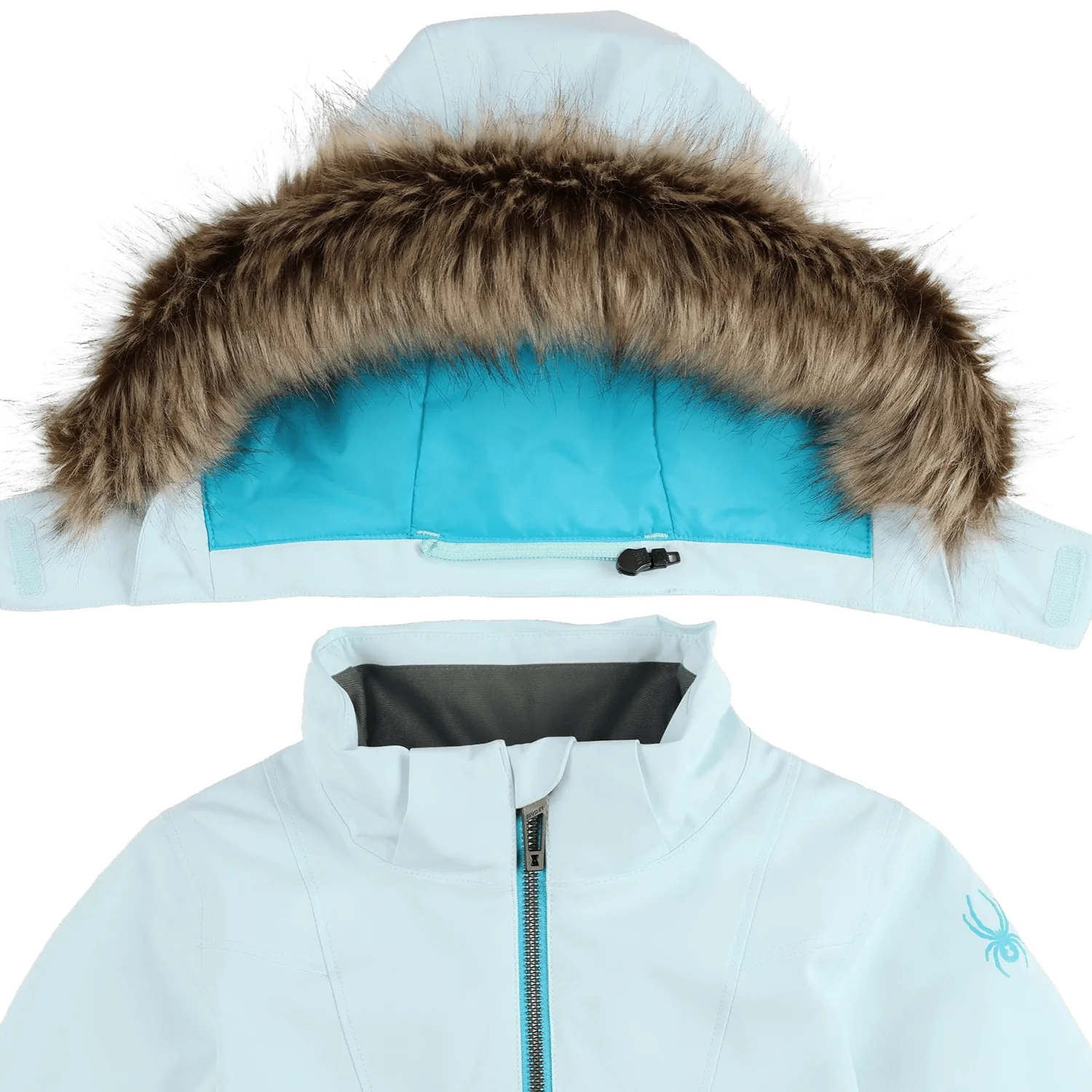 Spyder Kids Lola Jacket 2026 Crystal Blue - Image 3