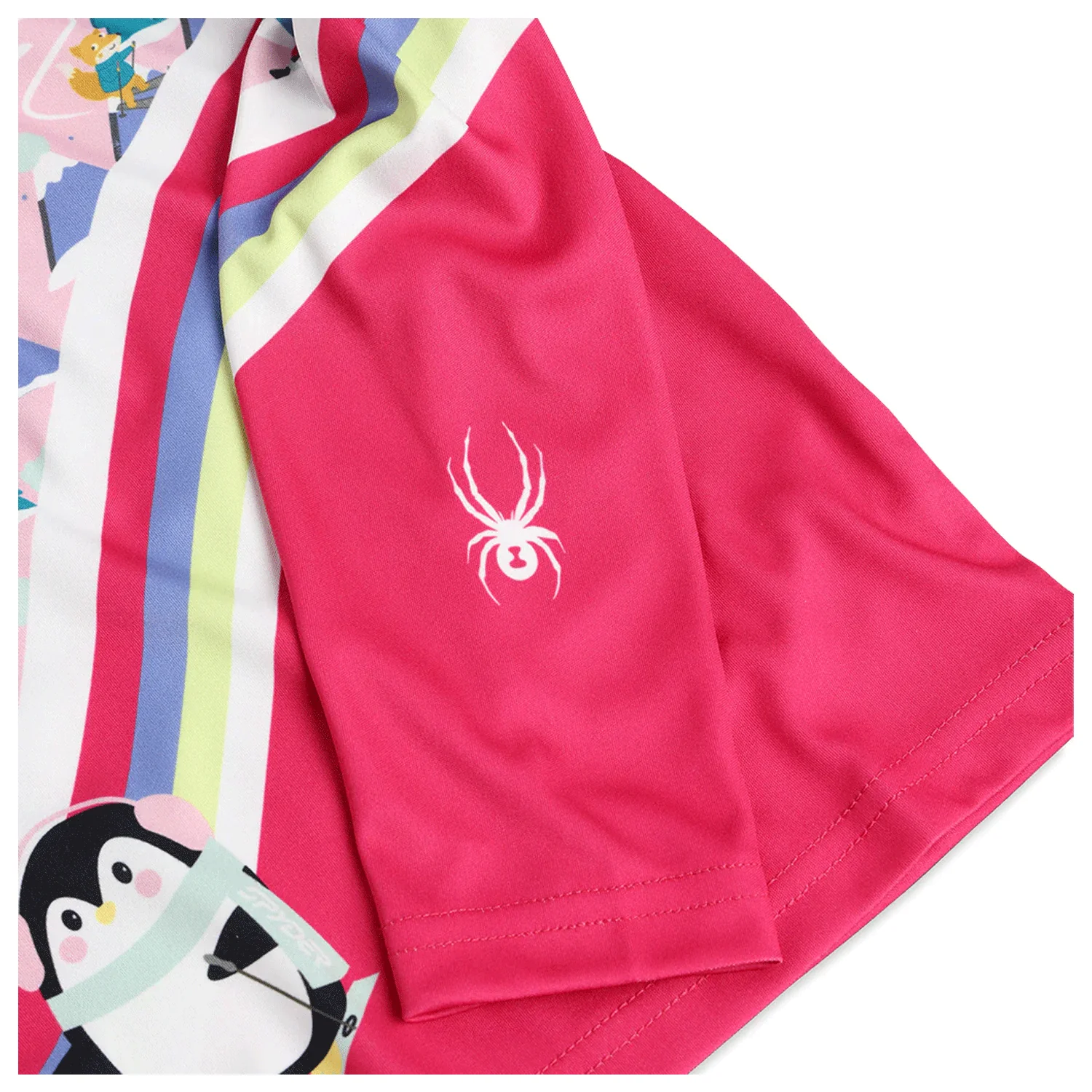 Spyder Kids Reflect 1/2 Zip Sweater Petal Pink - Image 5