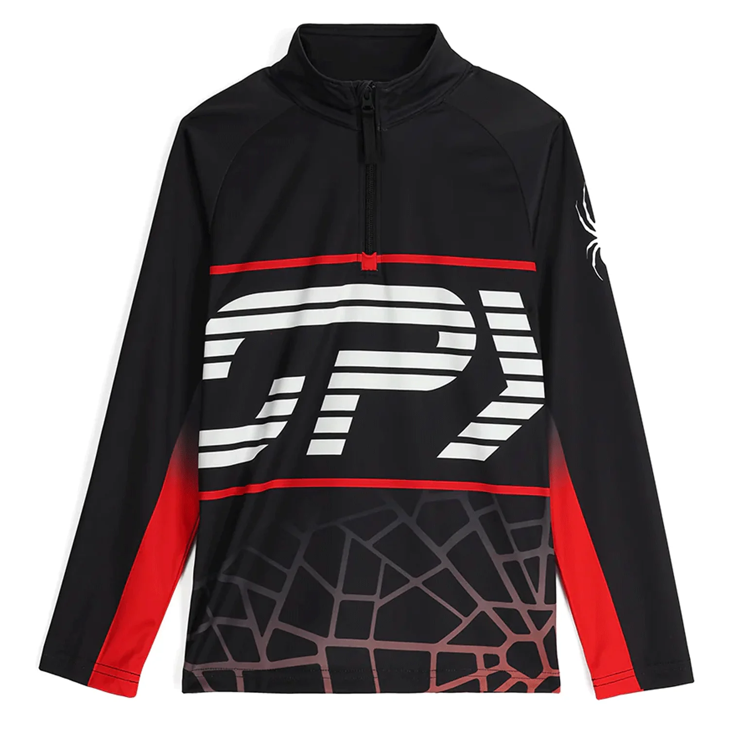 Spyder Kids Web 1/2 Zip Sweater Black