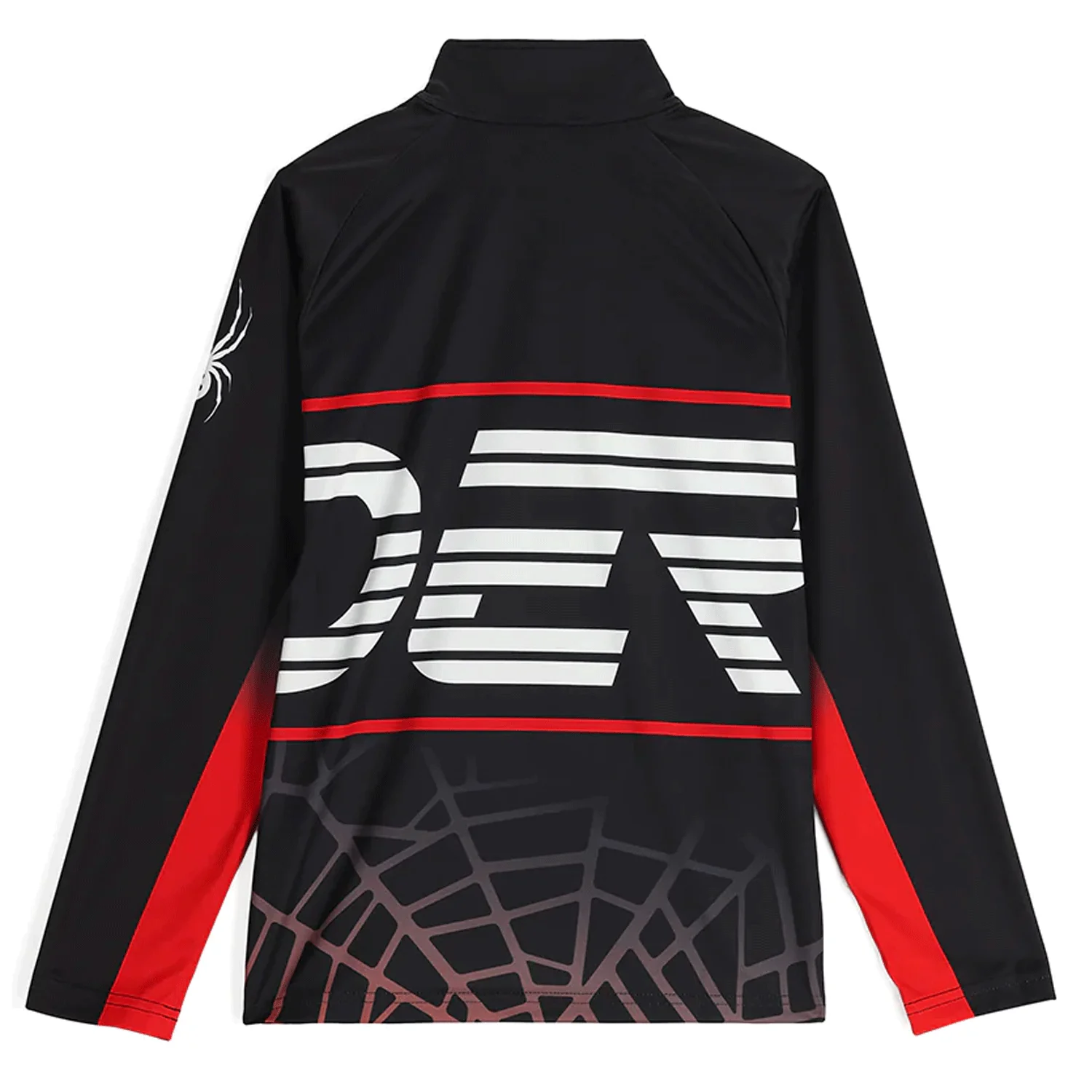 Spyder Kids Web 1/2 Zip Sweater Black - Image 2