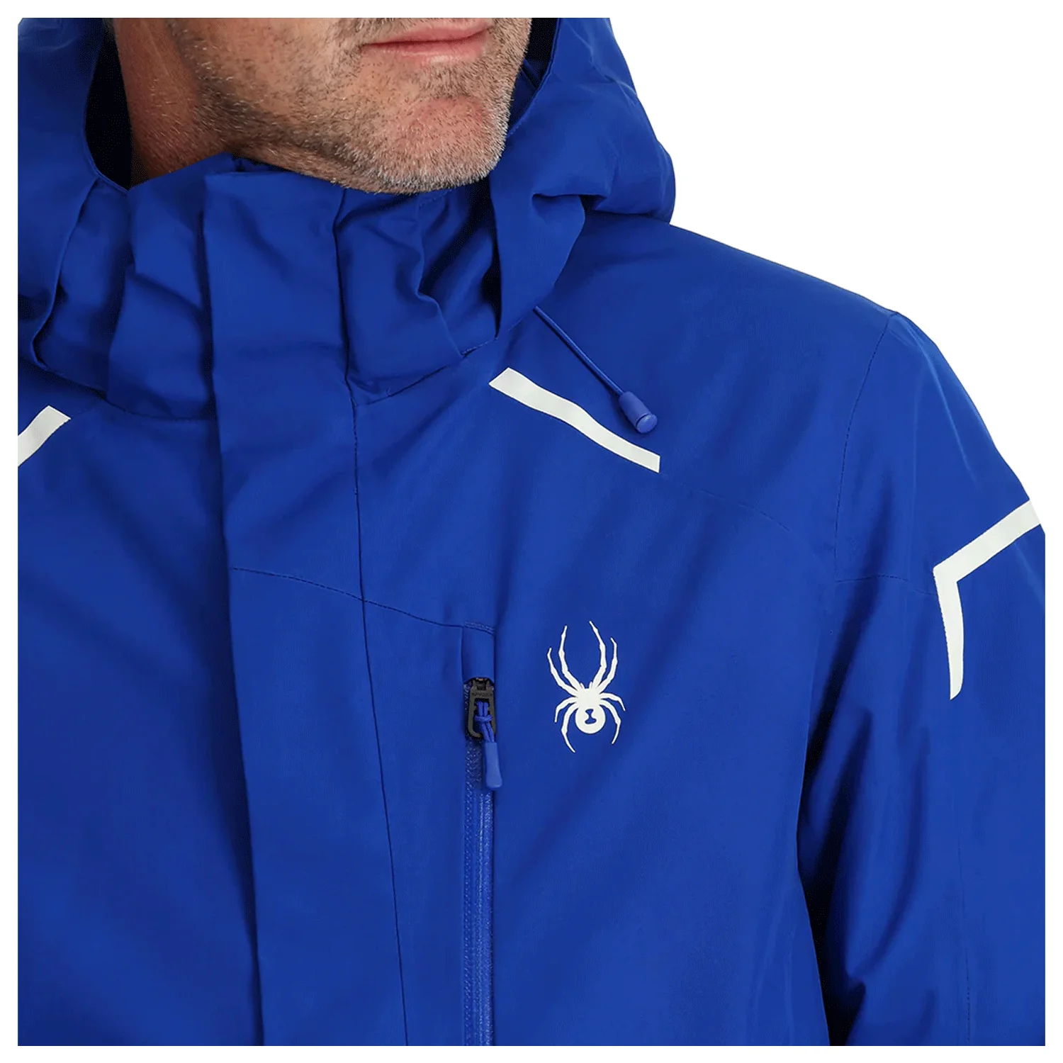 Spyder Men's Copper Jacket 2024 Electric Blue - Image 3