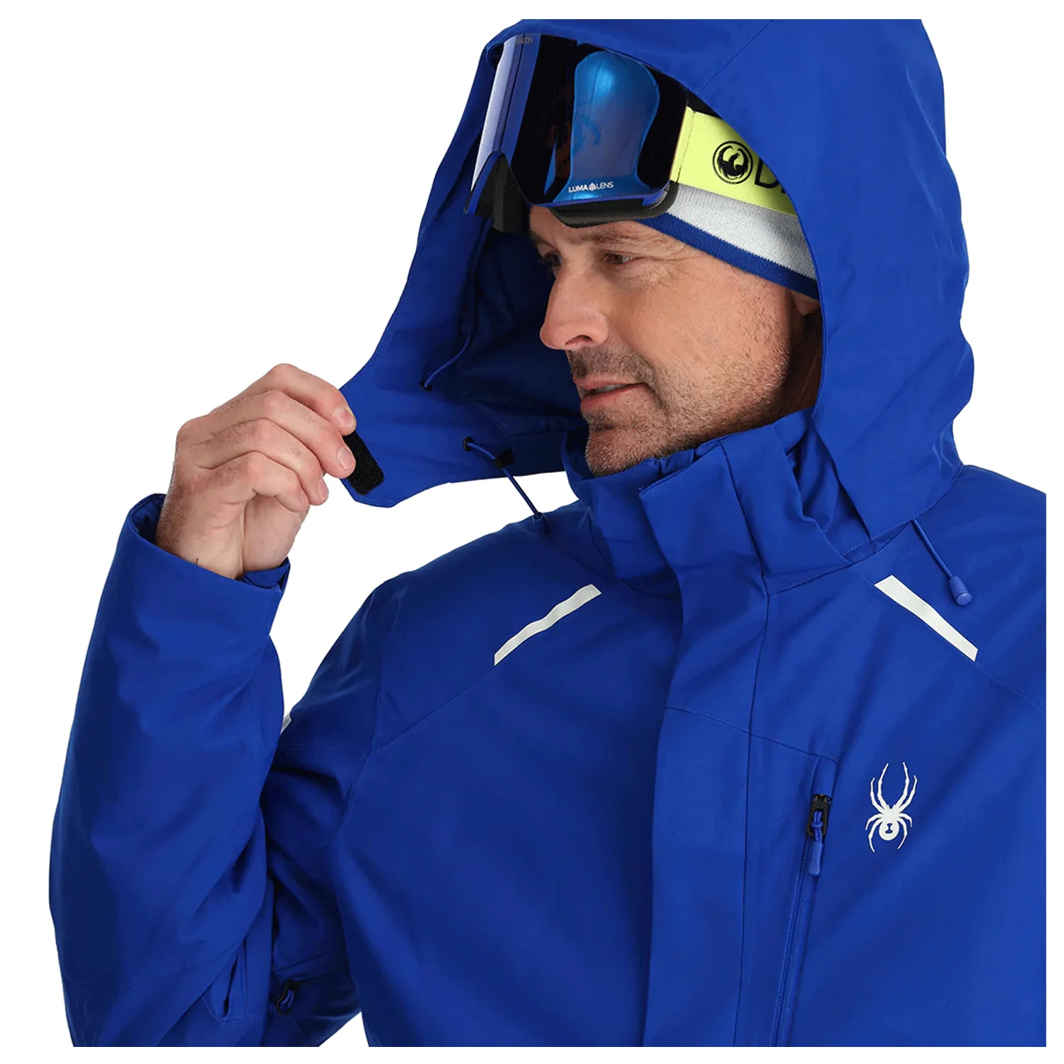 Spyder Men's Copper Jacket 2024 Electric Blue - Image 5