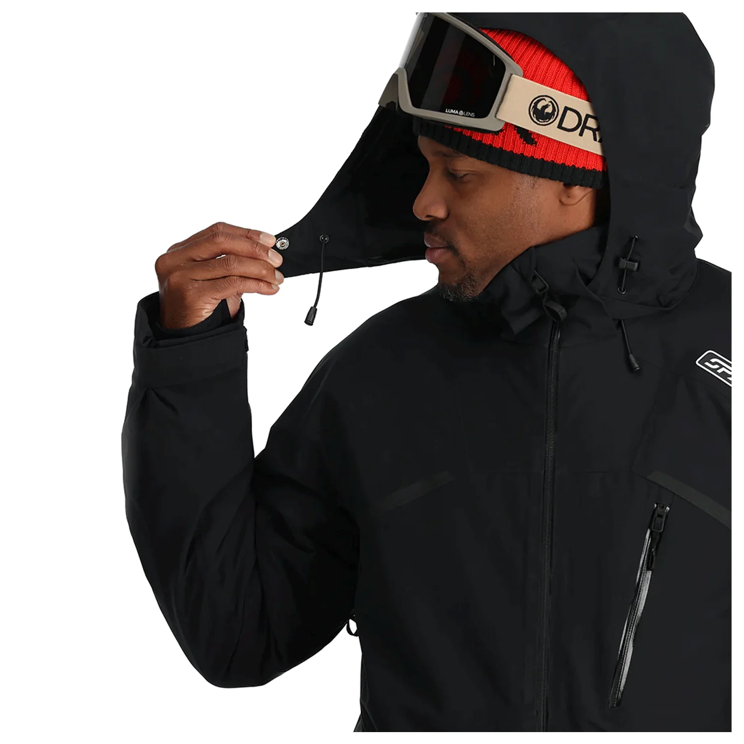 Spyder Men's Leader Jacket 2024 Black - Image 5
