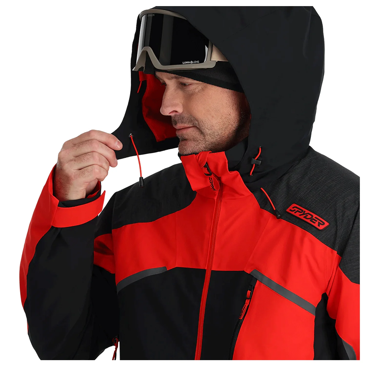Spyder Men's Leader Jacket 2024 Volcano - Image 4