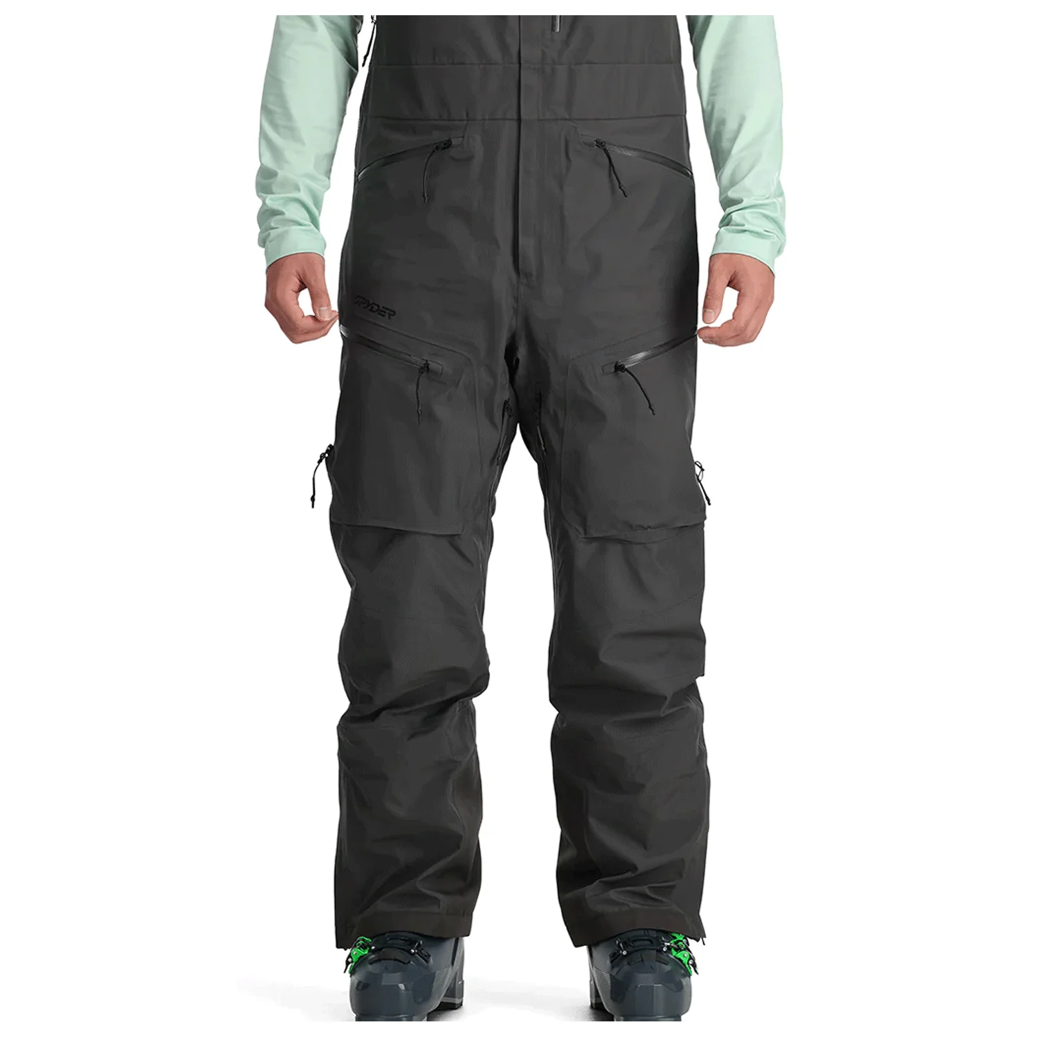 Spyder Men's Sanction Shell Gore-tex Bib Pant 2024 Polar - Image 3