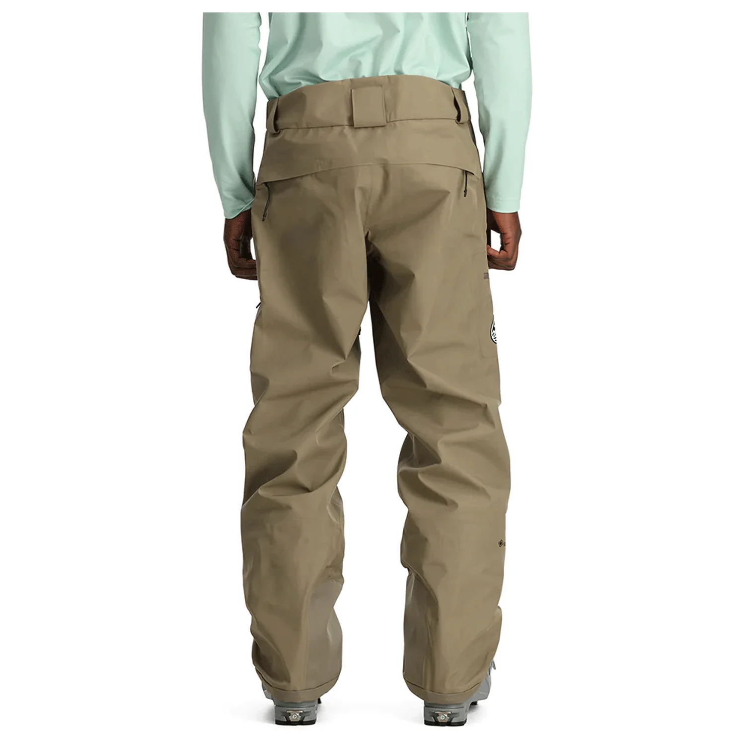 Spyder Men's Turret Shell Gore-tex Pant 2024 Desert Taupe - Image 2