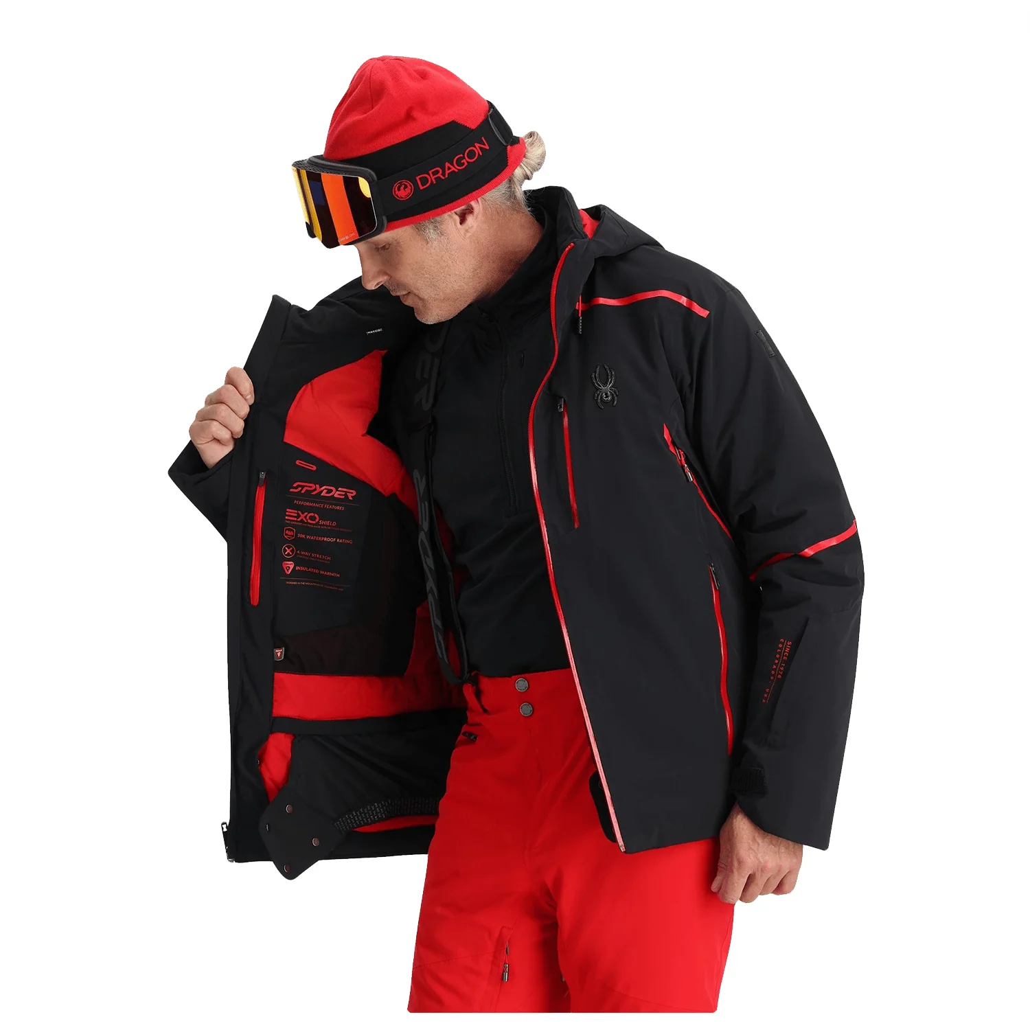 Spyder Men's Vanqysh Jacket 2025 Black - Image 3