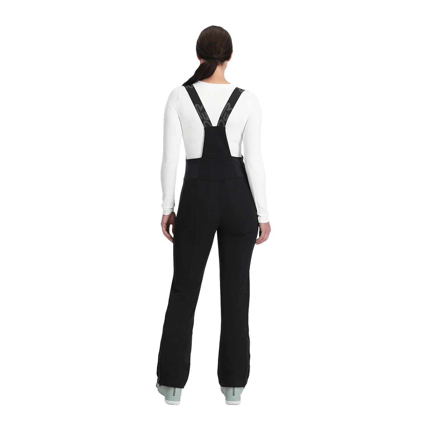 Spyder Women's Strutt Bib Softshell Pant 2026 Black - Image 2