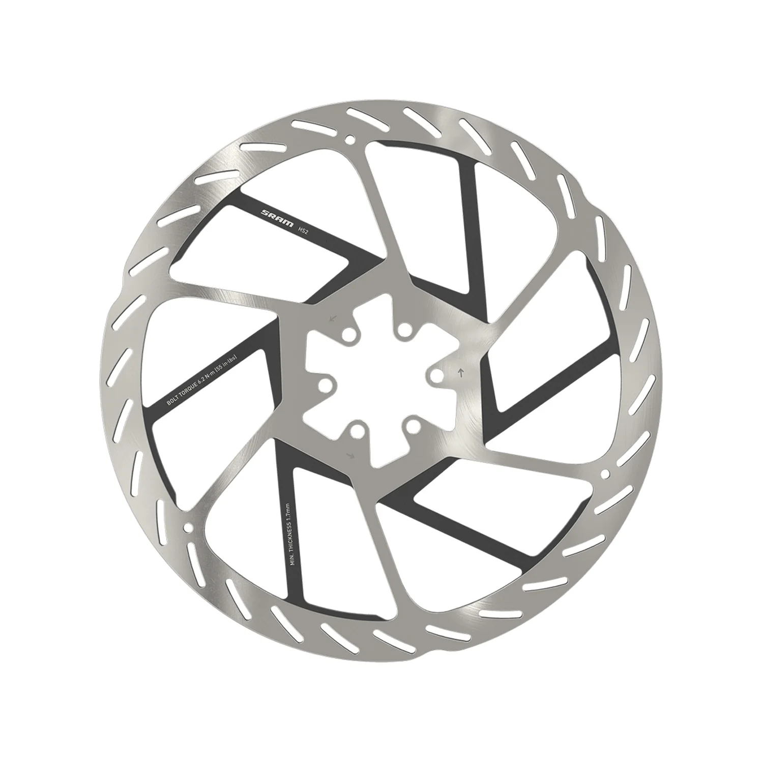 SRAM HS2 6-Bolt Rotor 180mm