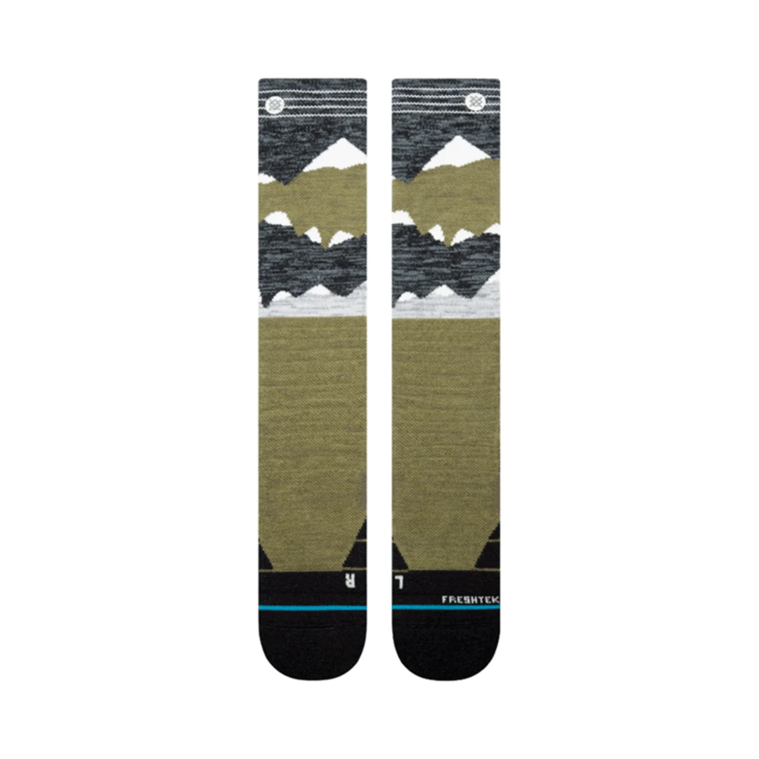 Stance Lonely Peaks Sock Teal - Image 2