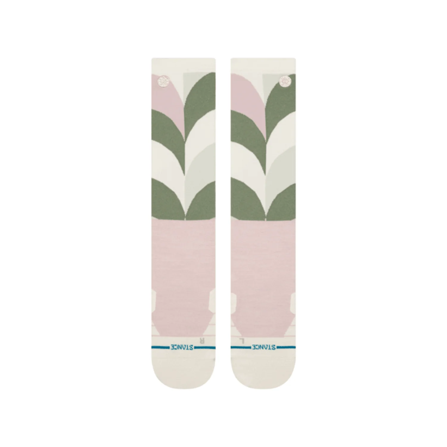 Stance Women's Geo Petals Ultralight Sock Lilac - Image 2