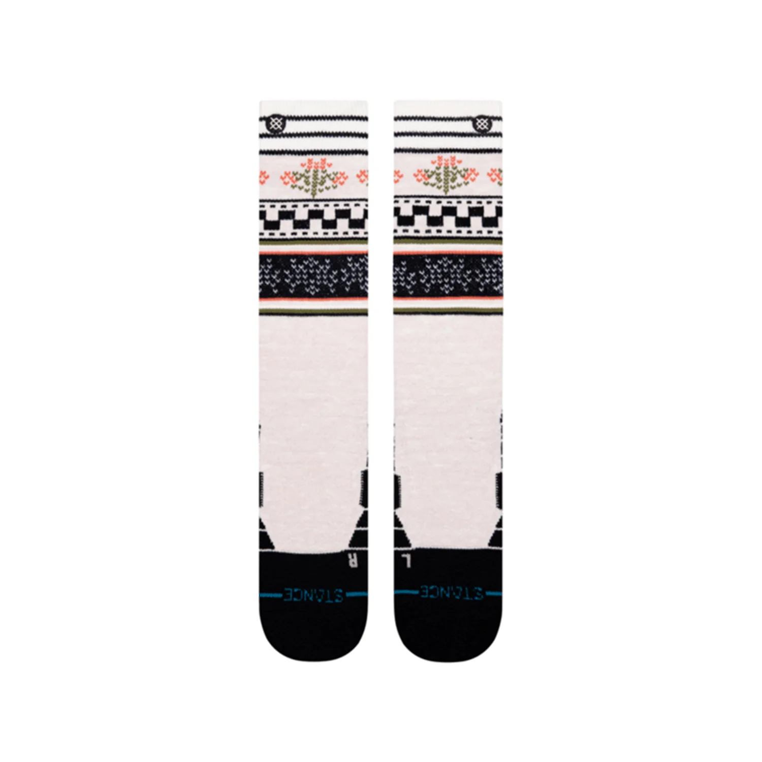 Stance Women's Winter Bloom Mid Crew Sock Lilac - Image 2