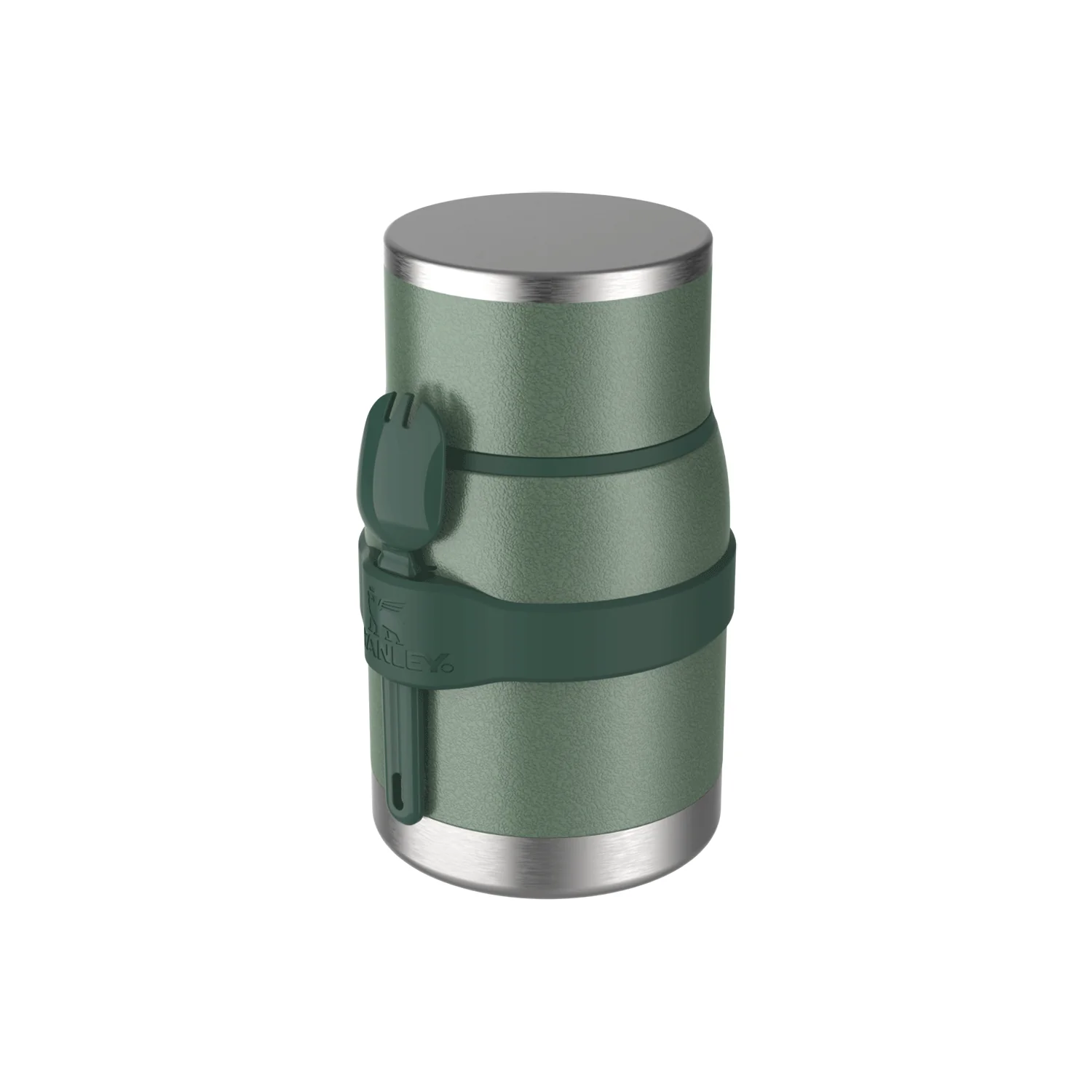 Stanley The Adventure To-Go 24oz. Food Jar + Spork Hammertone Green