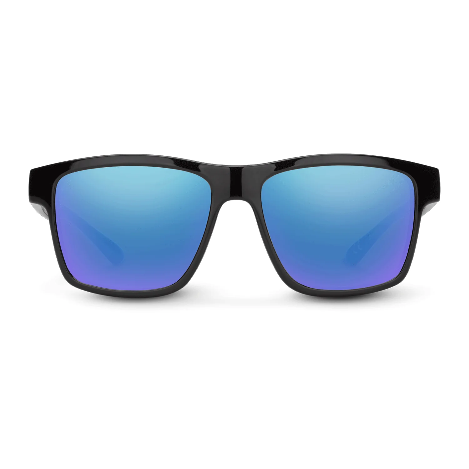 Suncloud A-Team Sunglasses Black/Polar Blue Mirror - Image 2