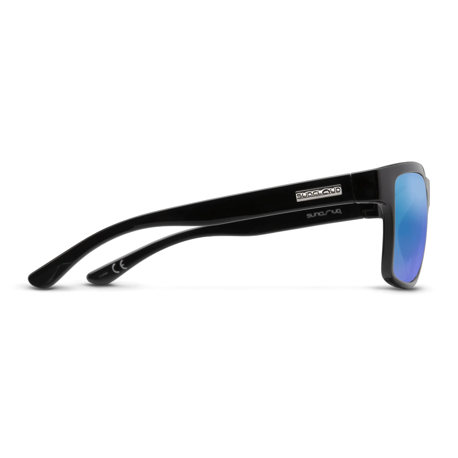 Suncloud A-Team Sunglasses Black/Polar Blue Mirror - Image 3