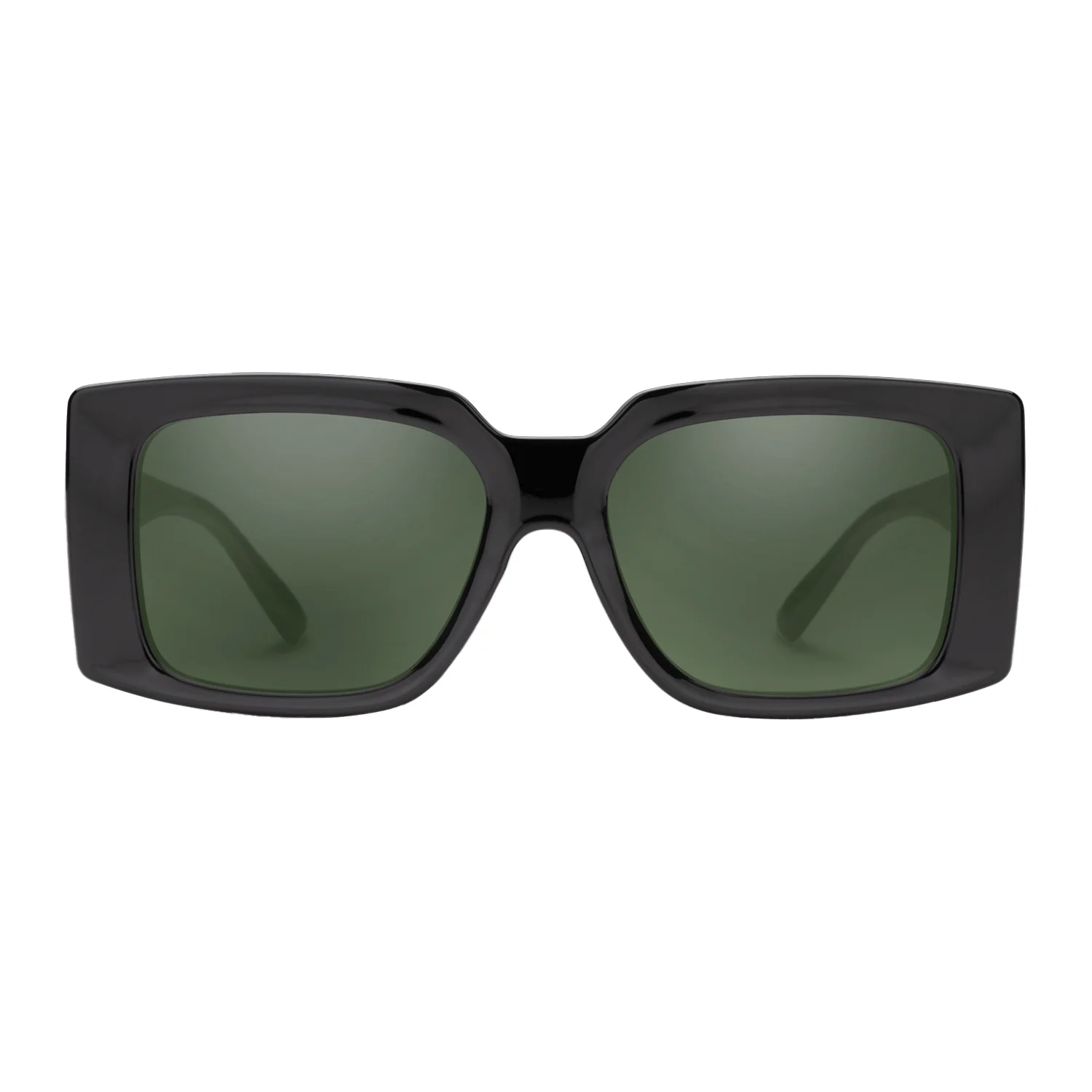 Suncloud Astoria Sunglasses Black/Polarized Gray Green - Image 2