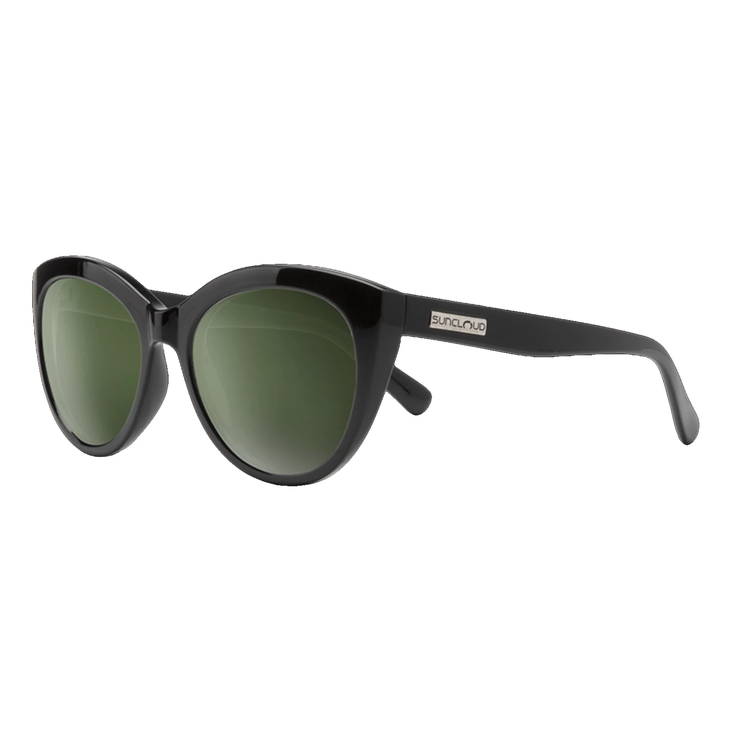 Suncloud Cityscape Sunglasses Black/Polarized Gray Green