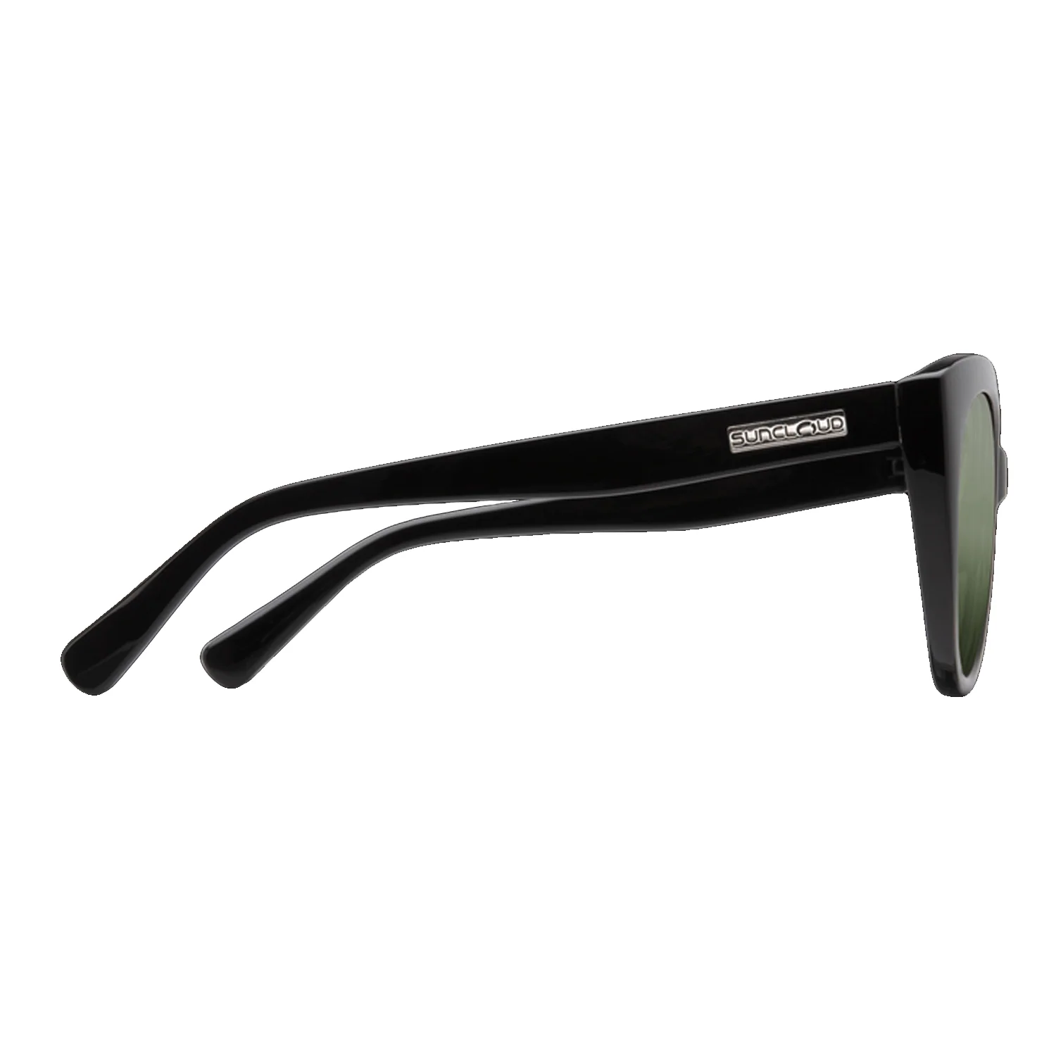Suncloud Cityscape Sunglasses Black/Polarized Gray Green - Image 3