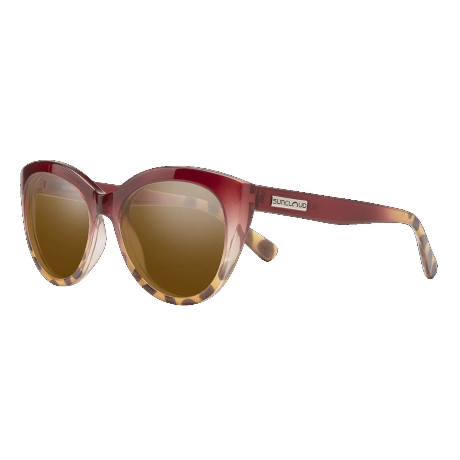 Suncloud Cityscape Sunglasses Raspberry Tortoise Fade/Polar Brown