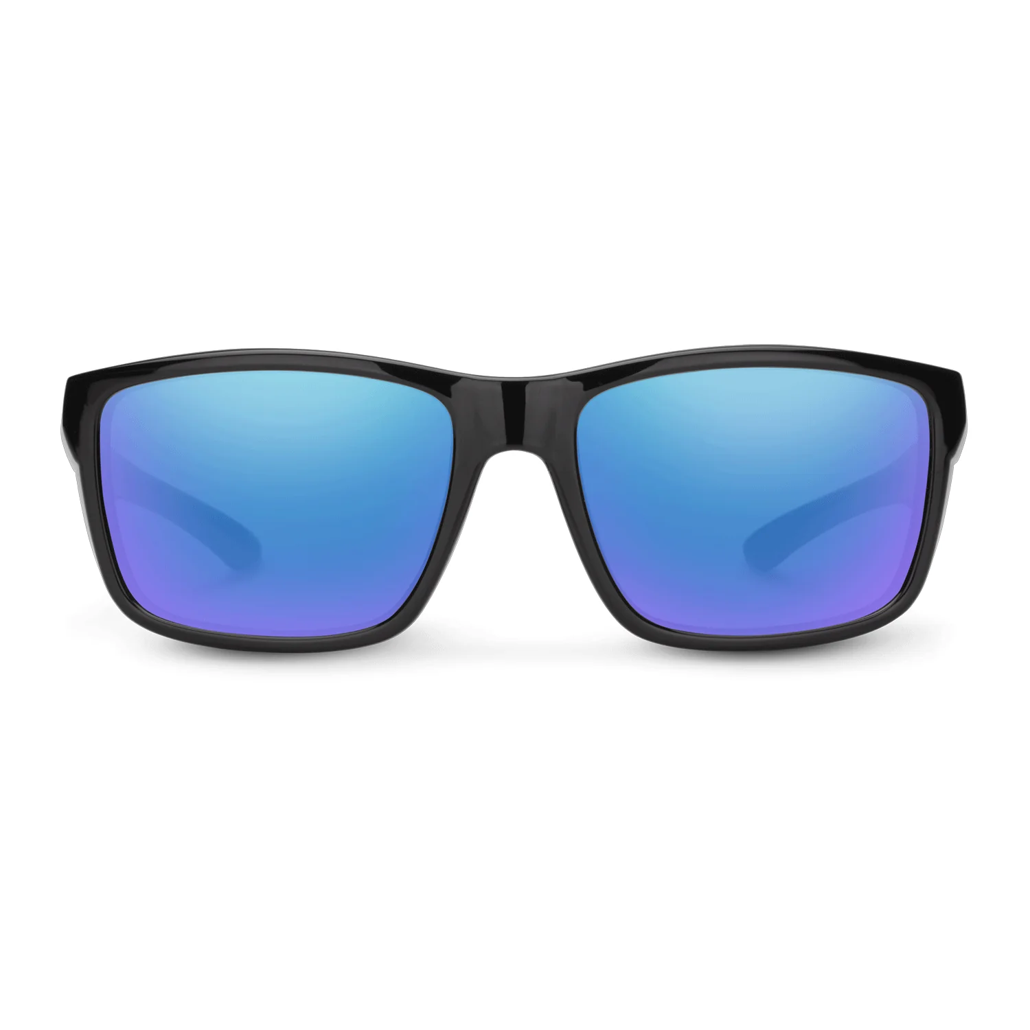 Suncloud Mayor Sunglasses Black/Polarized Blue Mirror - Image 2