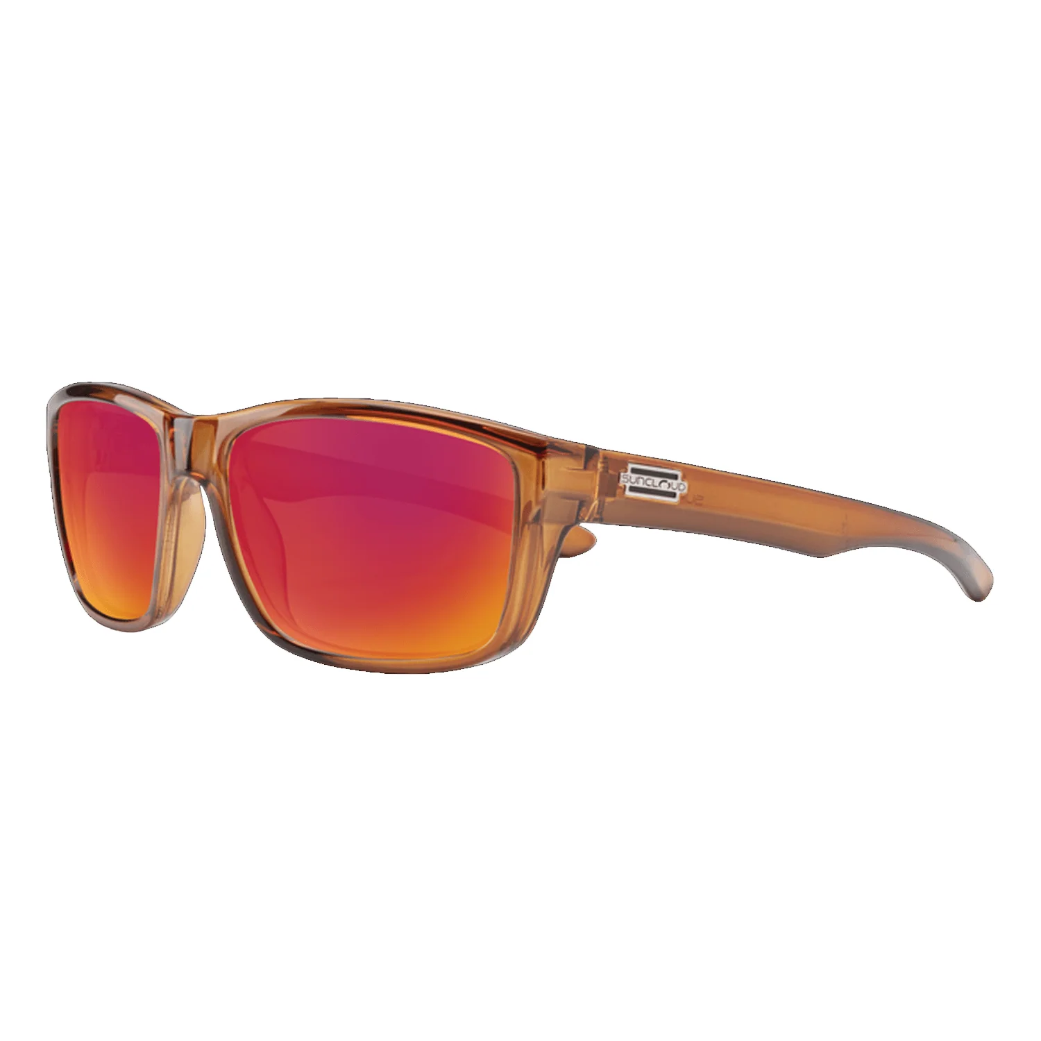 Suncloud Mayor Sunglasses Crystal Amber/Polar Red Mirror