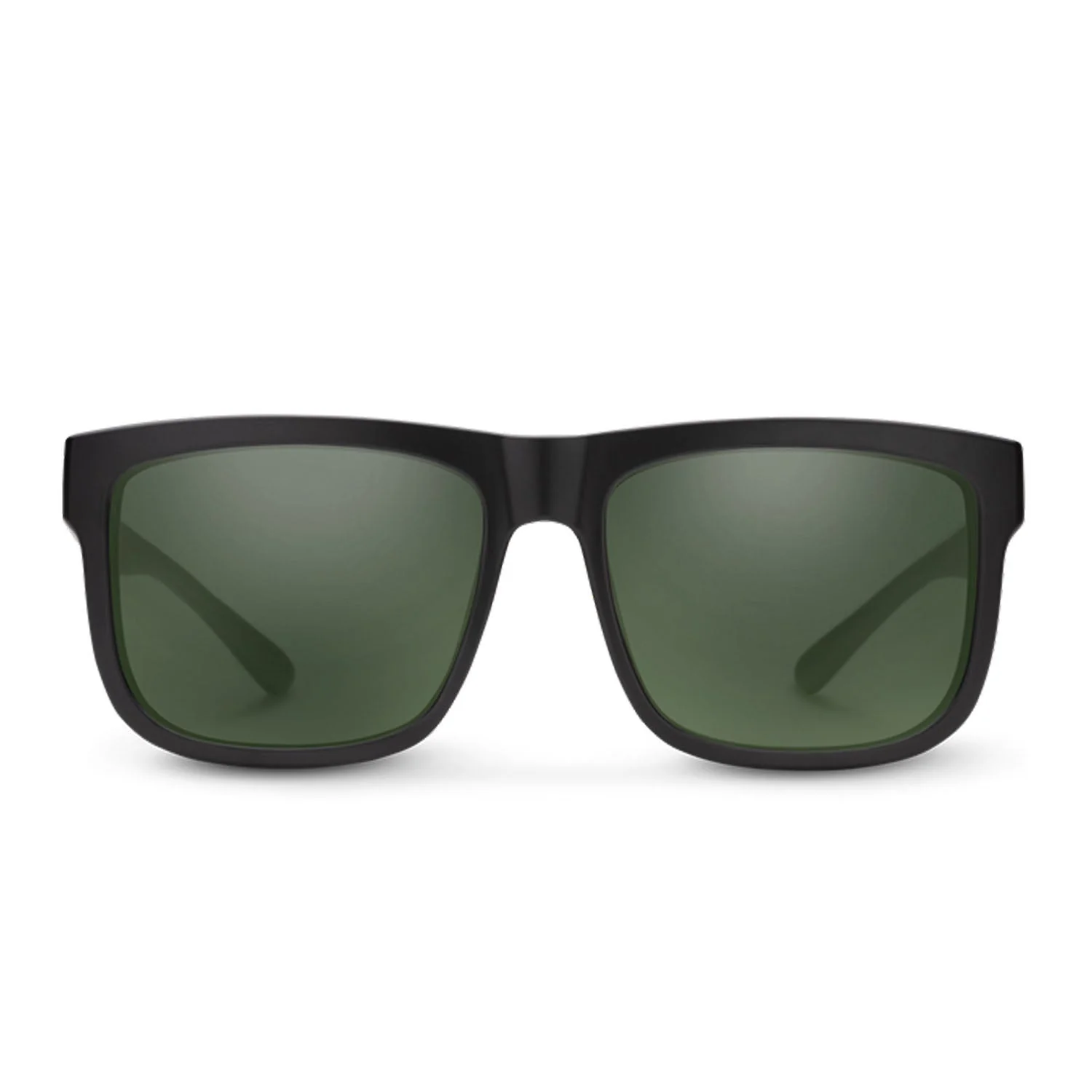 Suncloud Quiver Sunglasses Matte Black/Polarized Gray Green - Image 2