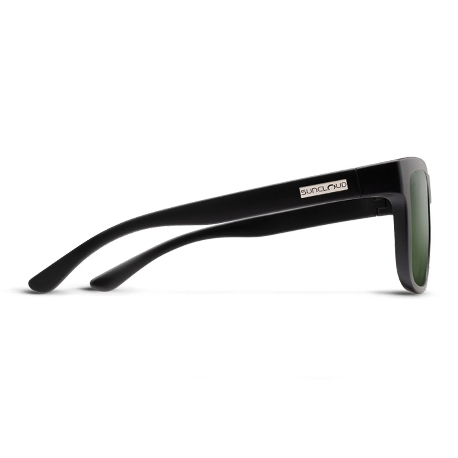 Suncloud Quiver Sunglasses Matte Black/Polarized Gray Green - Image 3