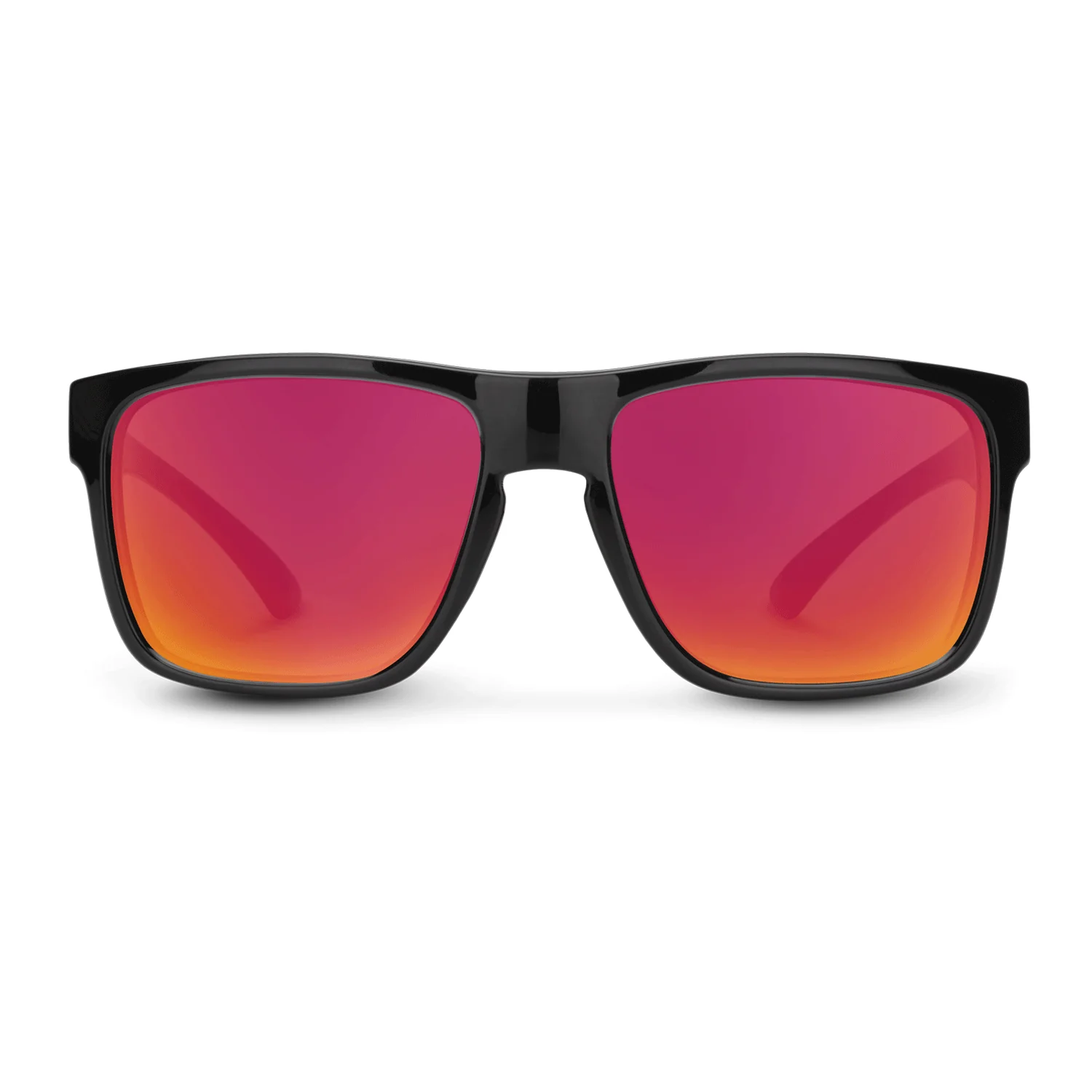 Suncloud Rambler Sunglasses Black/Polarized Red Mirror - Image 2