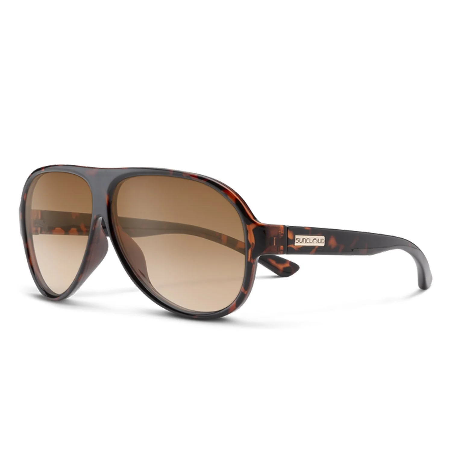 Suncloud Rooney Sunglasses Tortoise/Polarized Brown Gradient